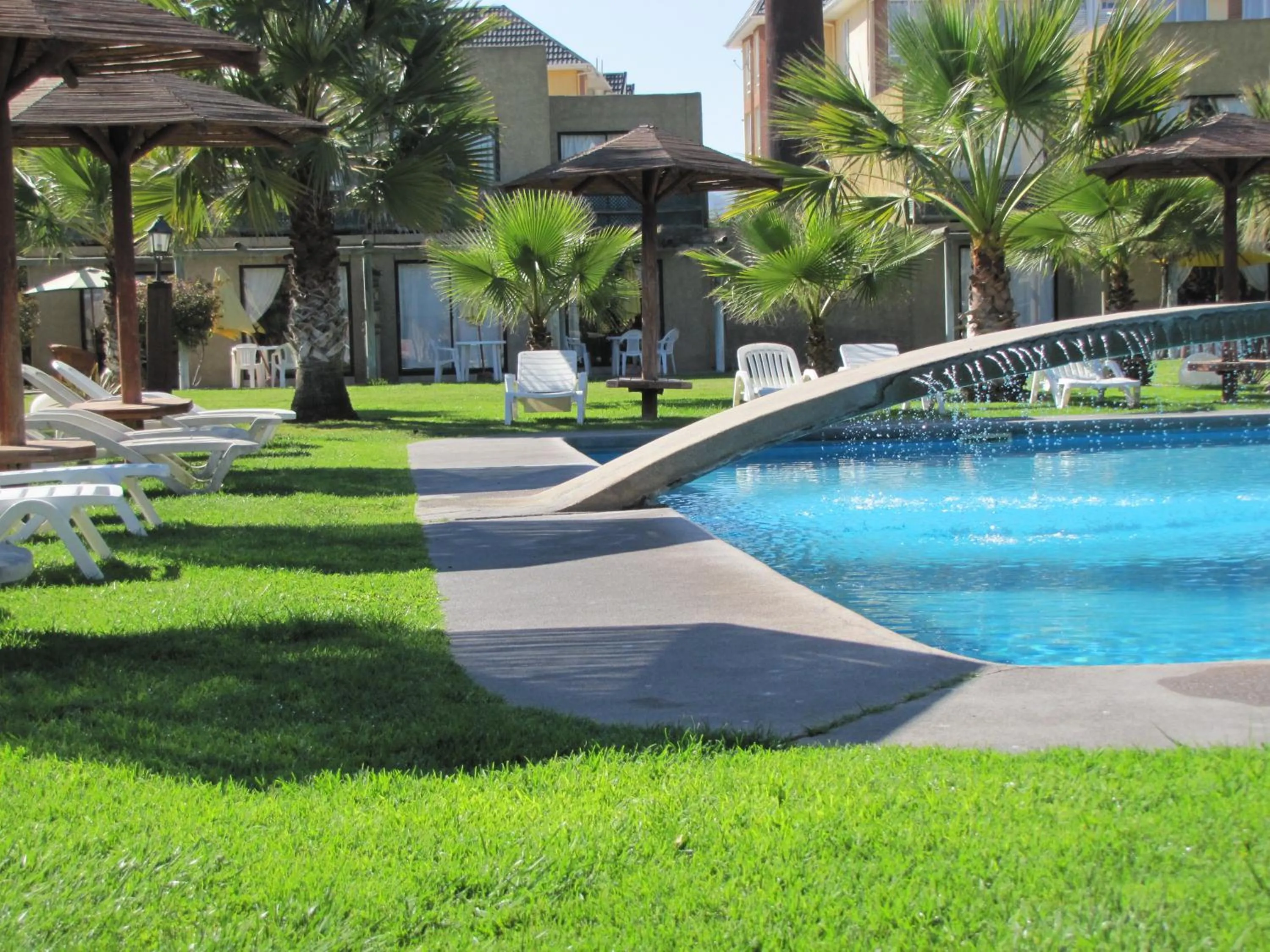 Patio in Apart Hotel Gran Pacifico