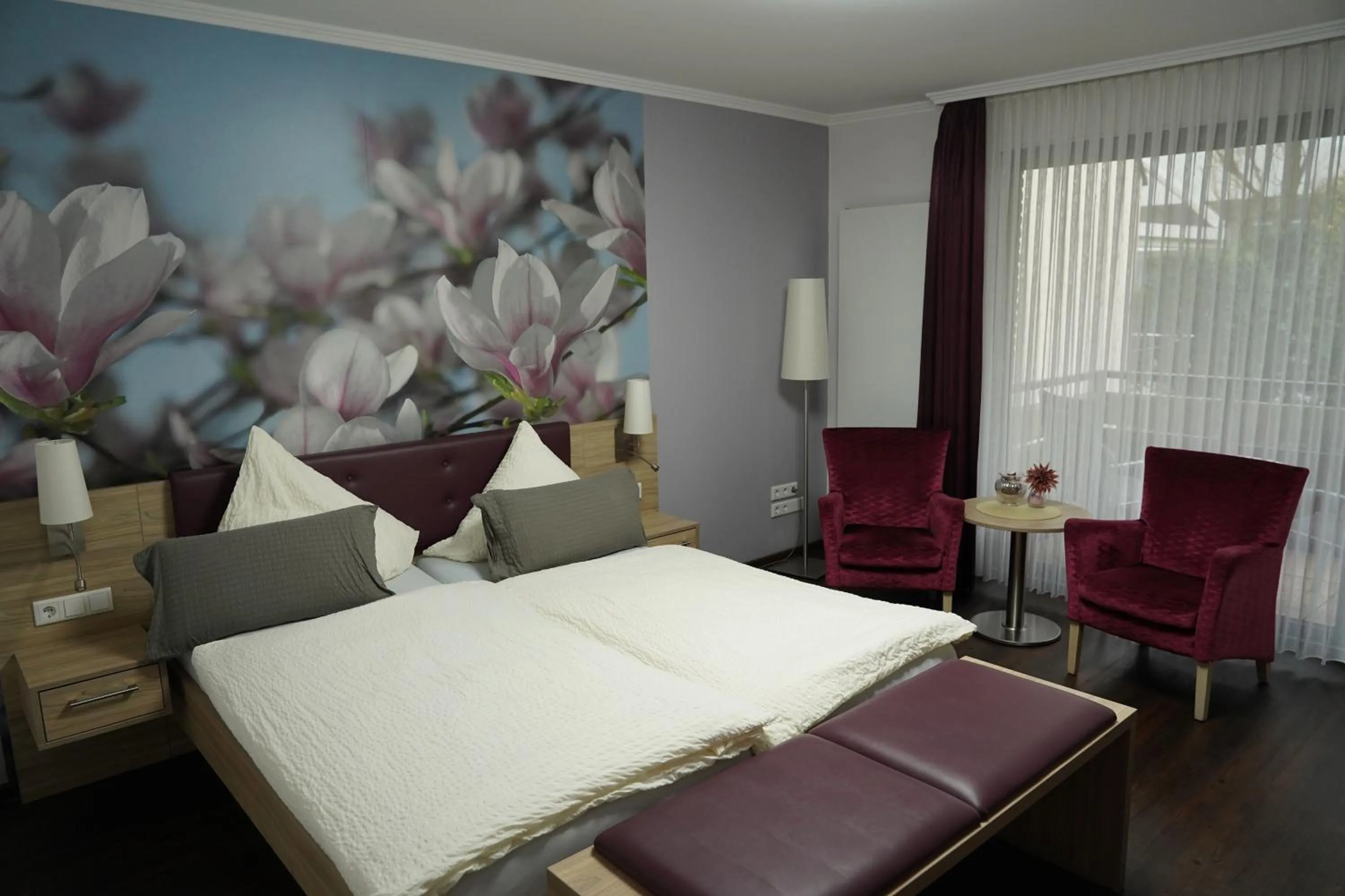 Bed in Hotel Dreyer Garni