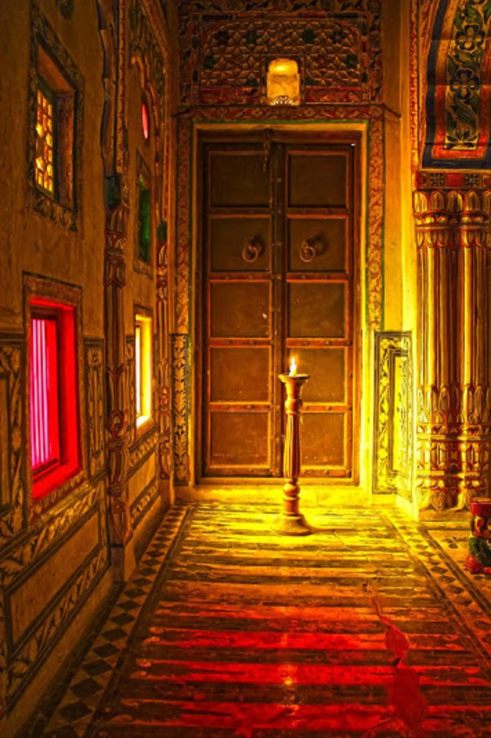 Dining area in Fort Barli - A 16th Century Castle