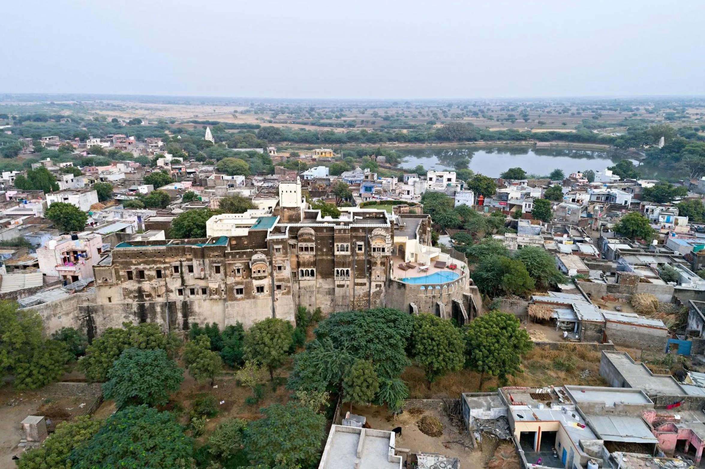 Bird's eye view in Fort Barli - A 16th Century Castle