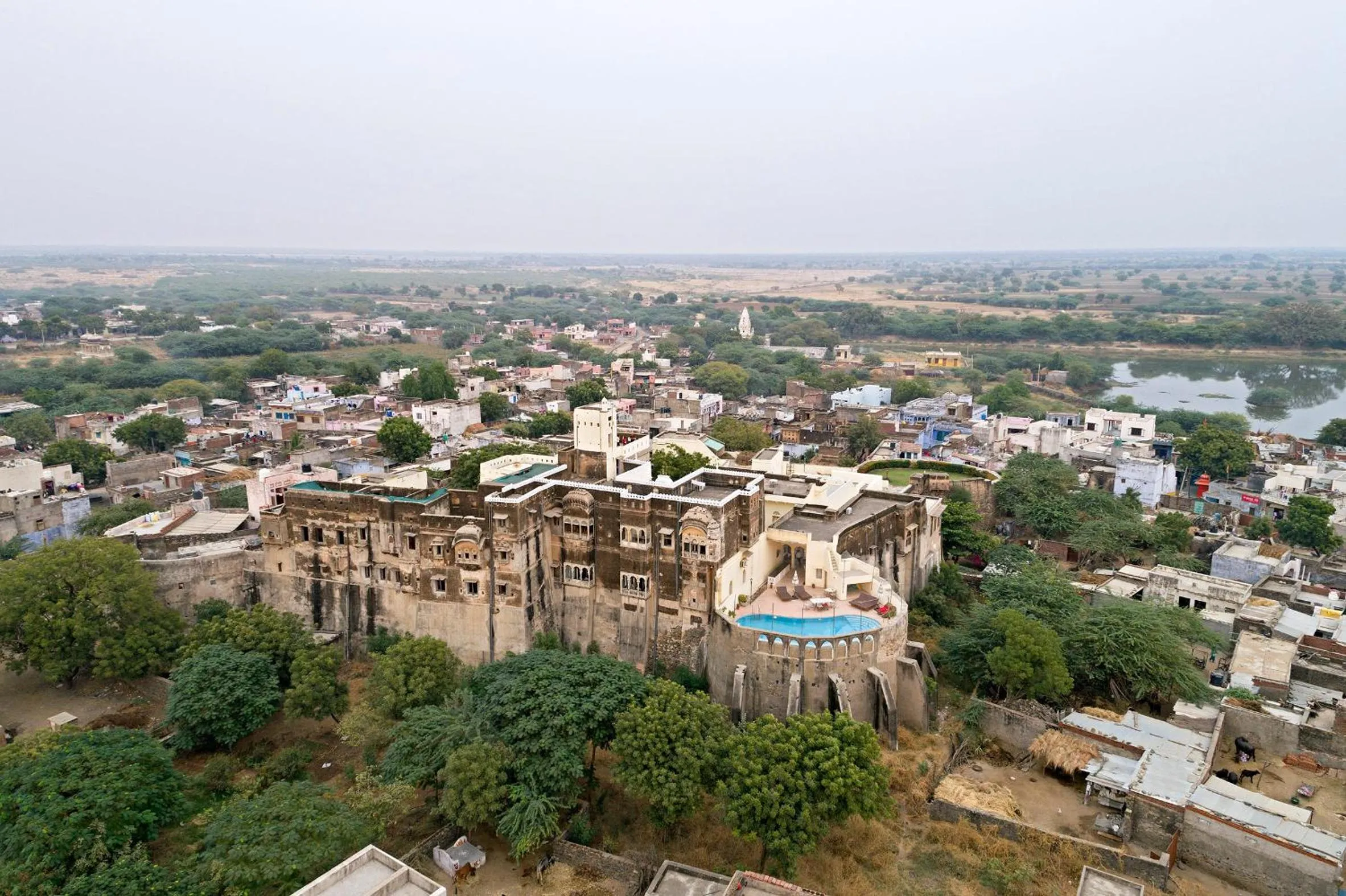 Lake view in Fort Barli - A 16th Century Castle