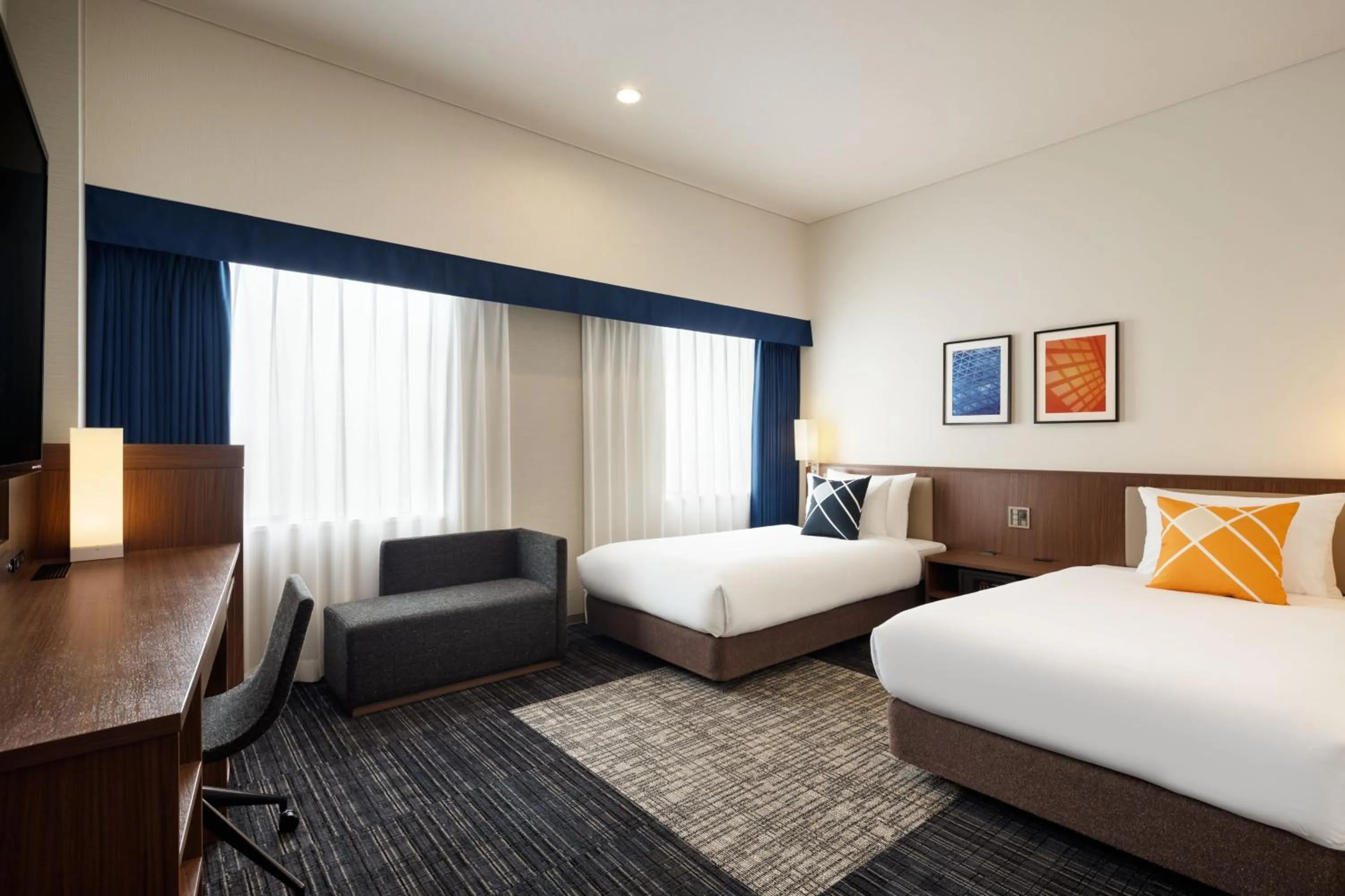 Photo of the whole room, Bed in Four Points Flex by Sheraton Nagoya Station