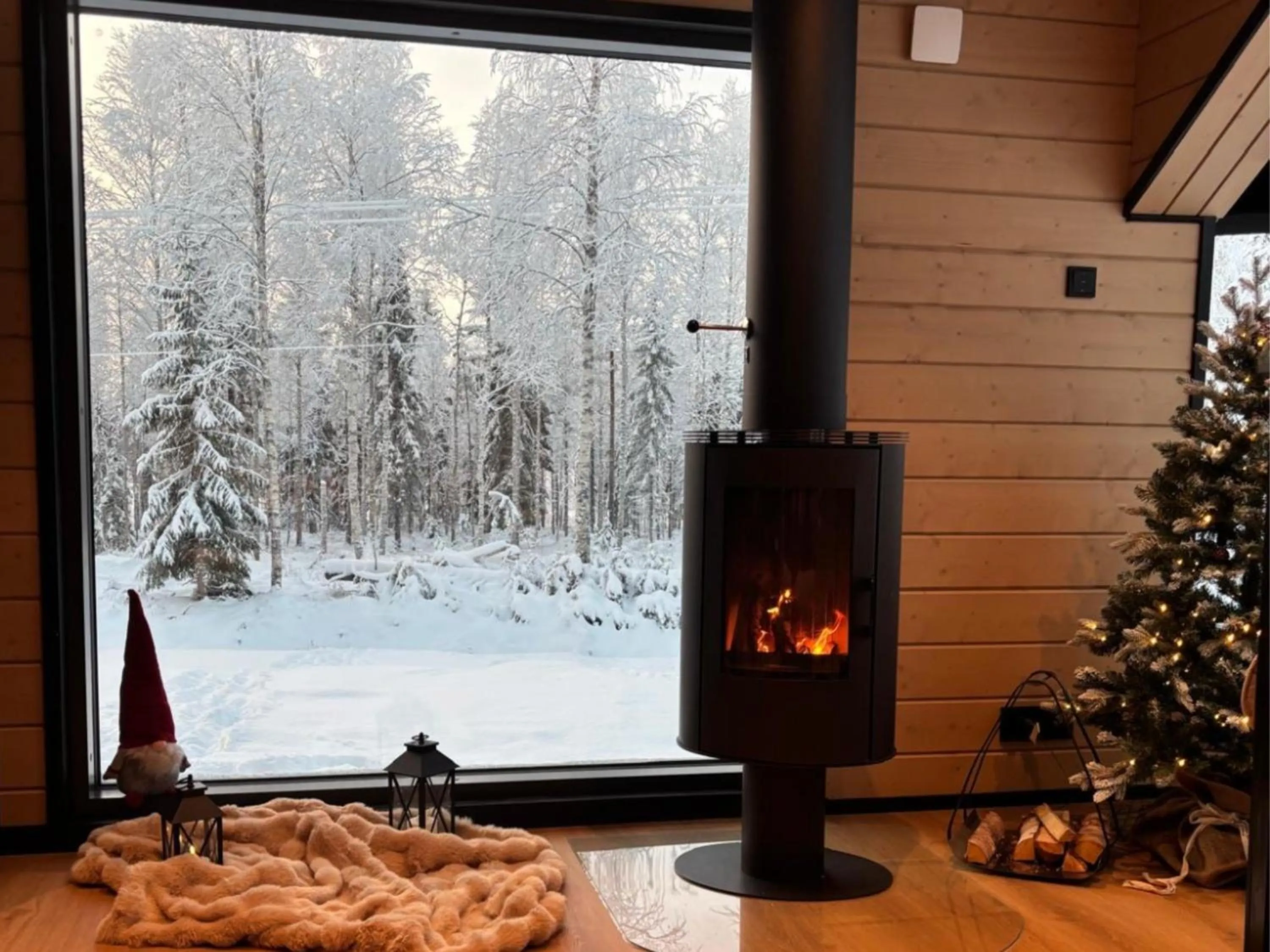 Living room in Napapiirin Järvilomat