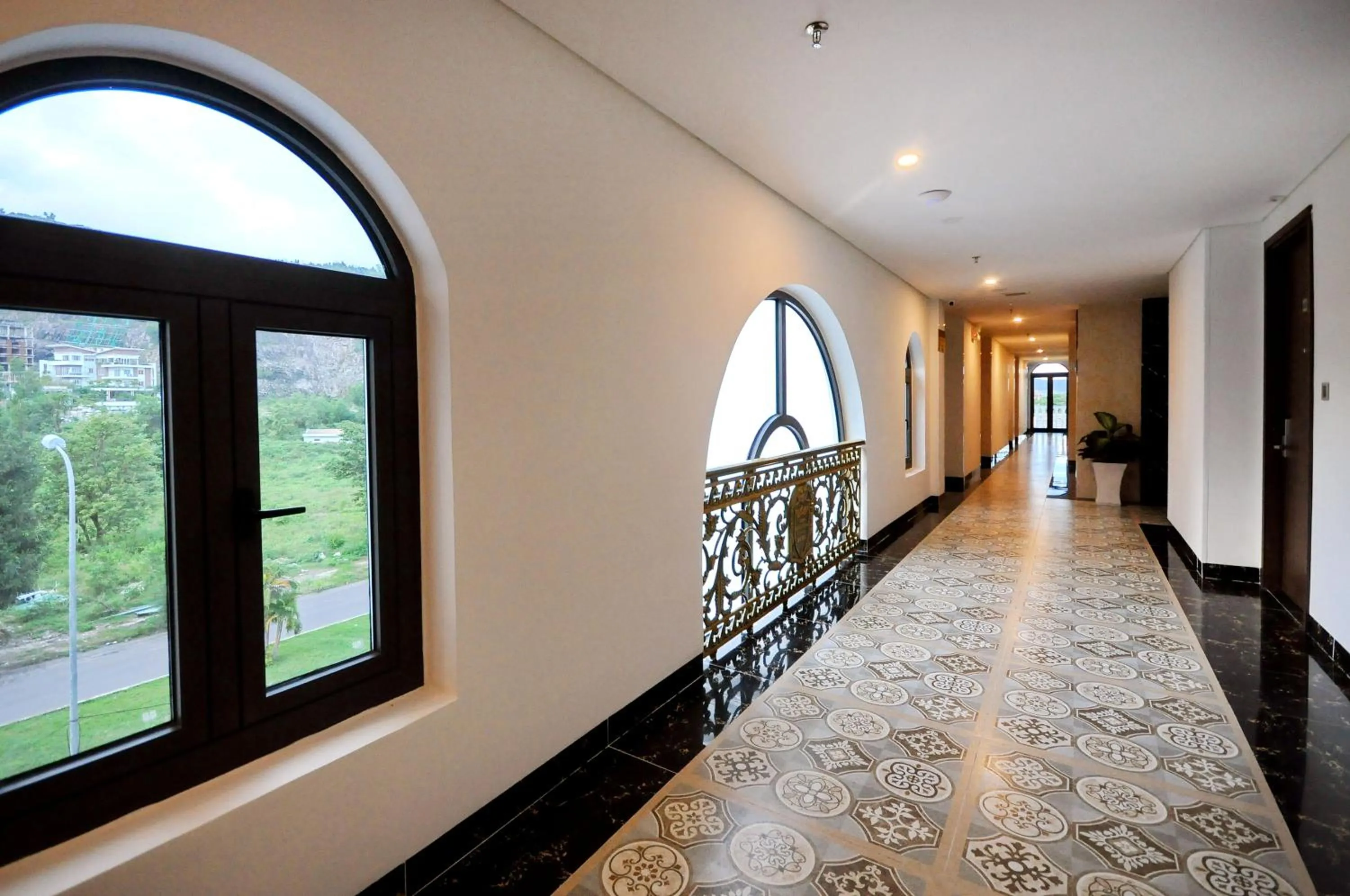 Balcony/Terrace in Crown Nguyen Hoang Hotel