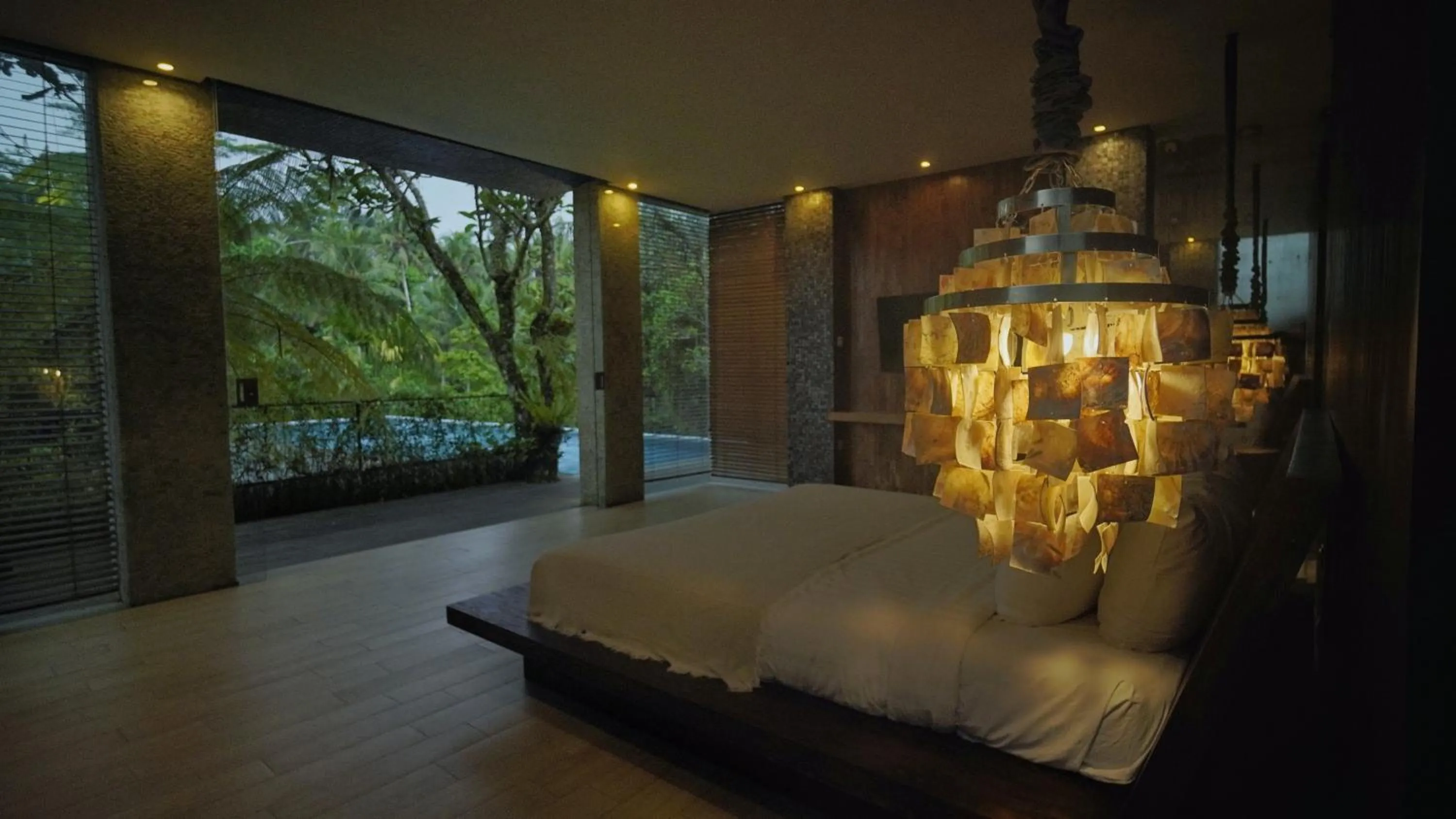 Bed in Sandhya Villa Ubud