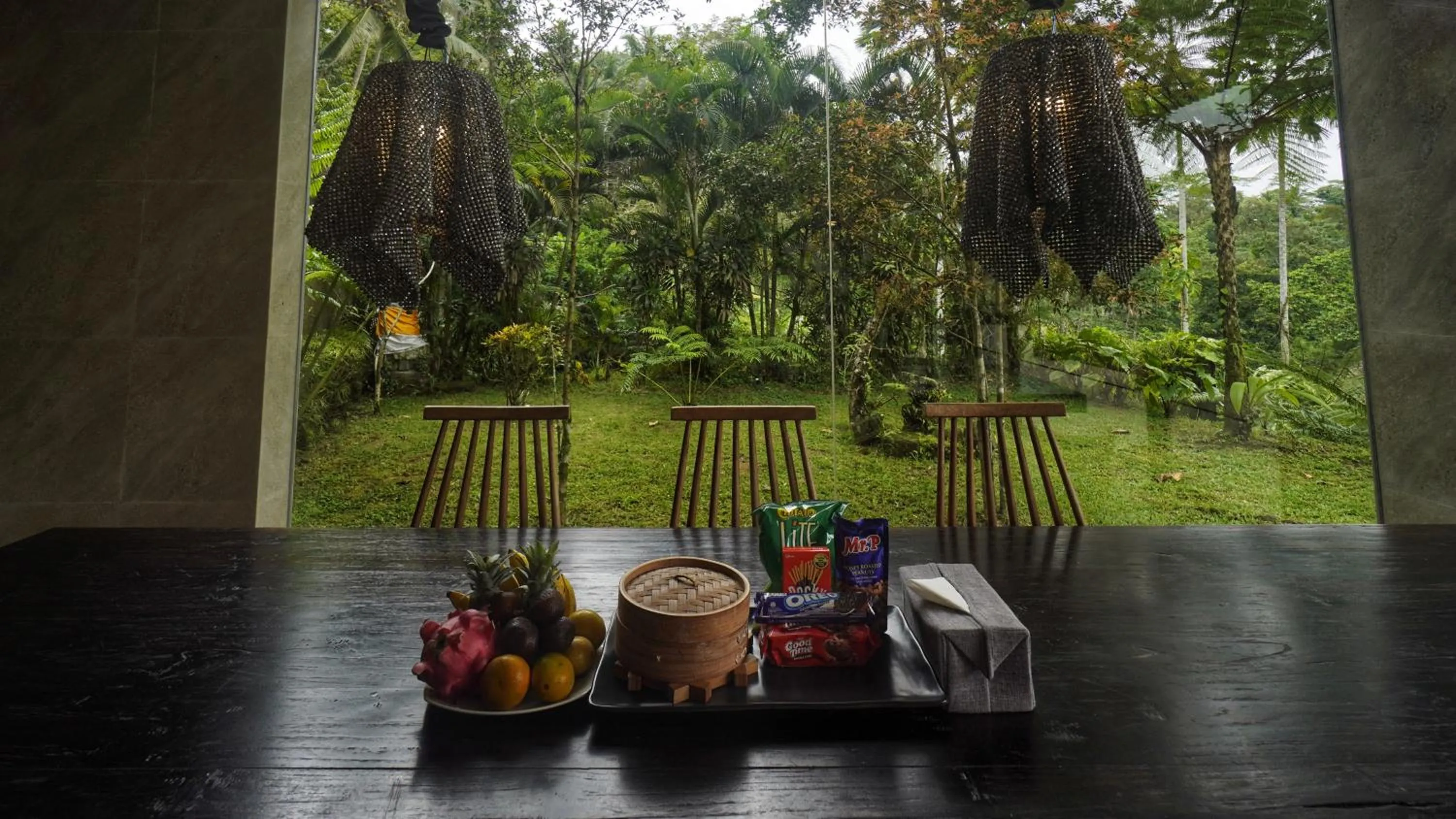 Dining area in Sandhya Villa Ubud