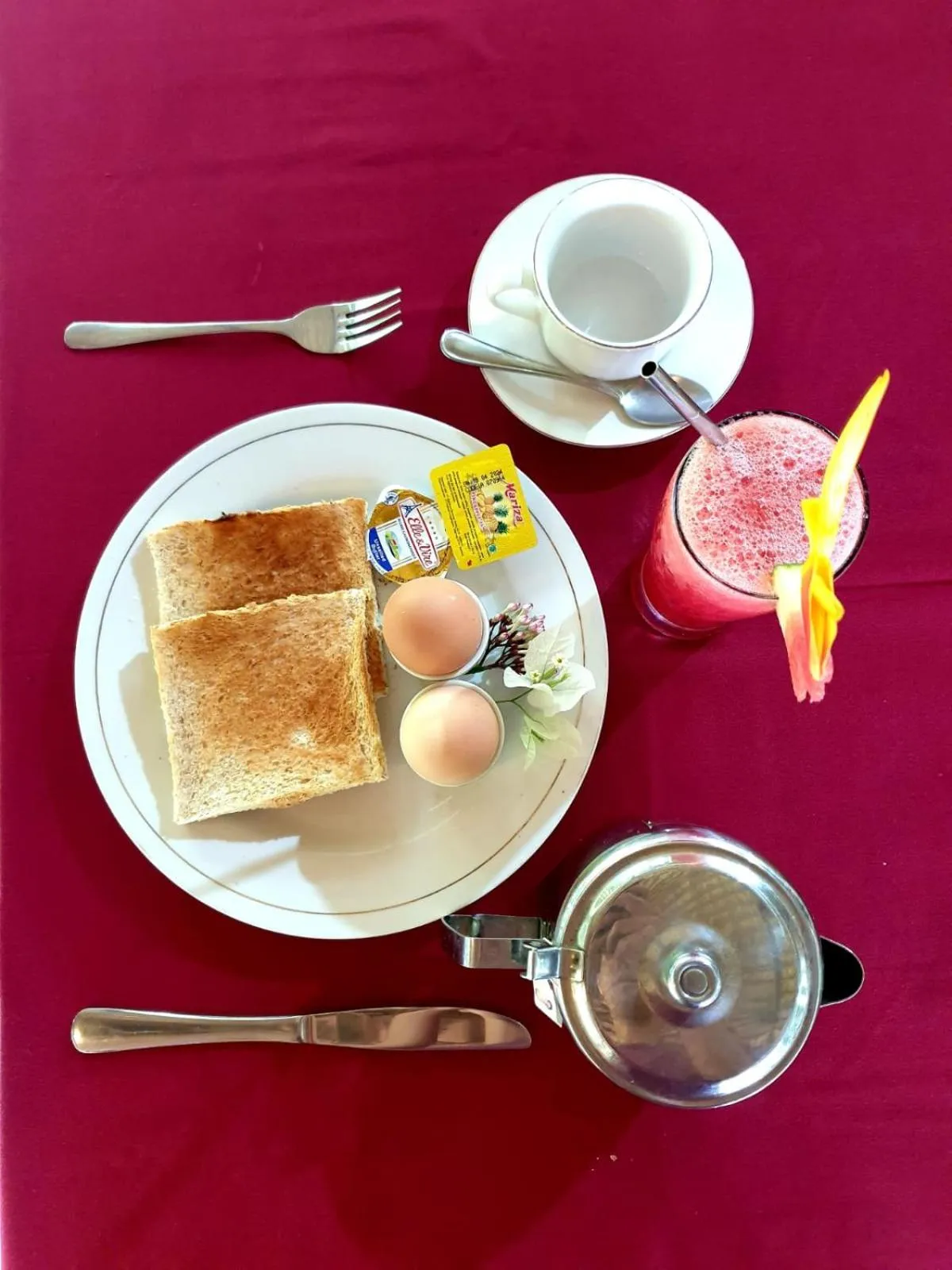 Continental breakfast in Great Mountain Views Villa Resort