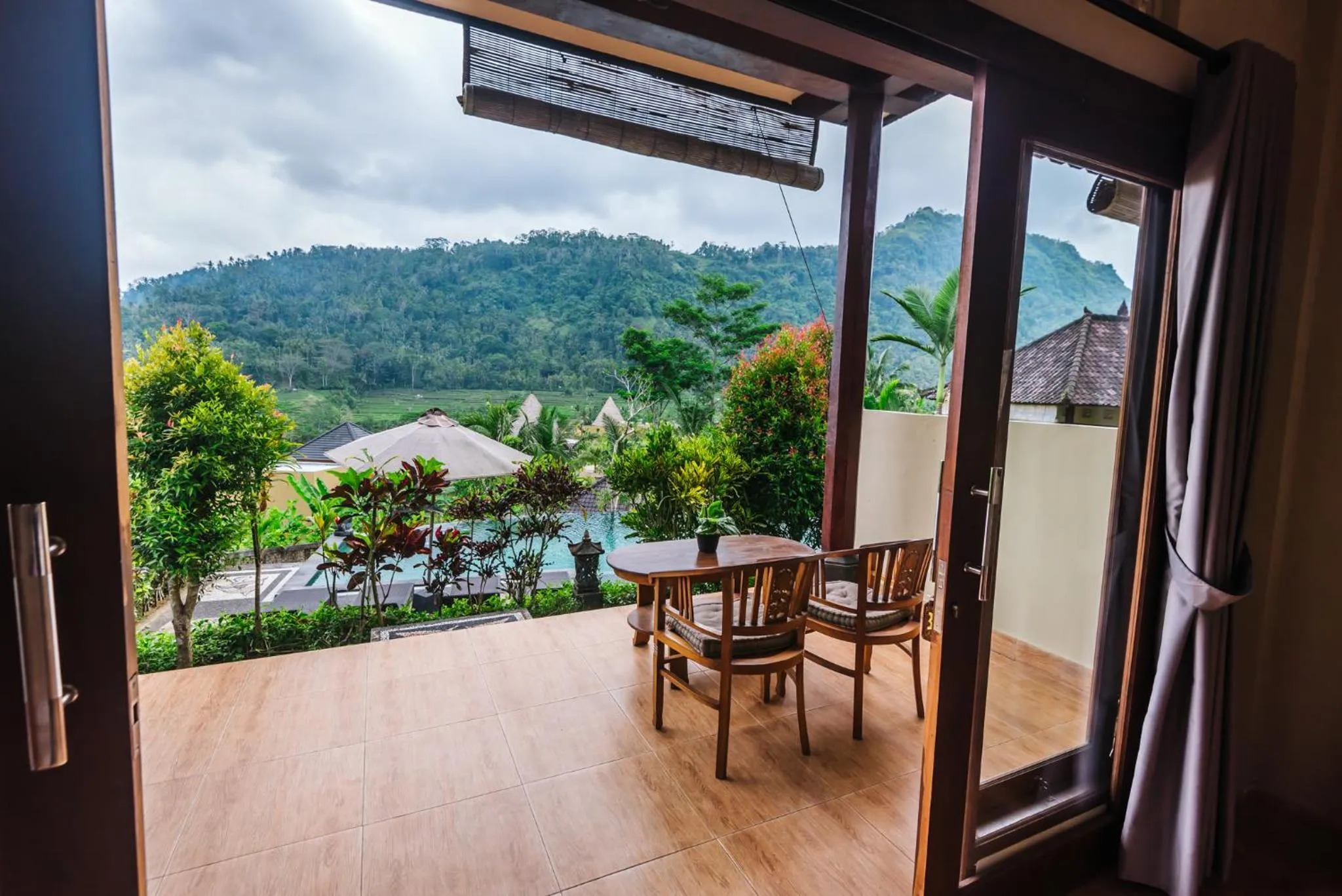 Balcony/Terrace in Arta Nadi Villa
