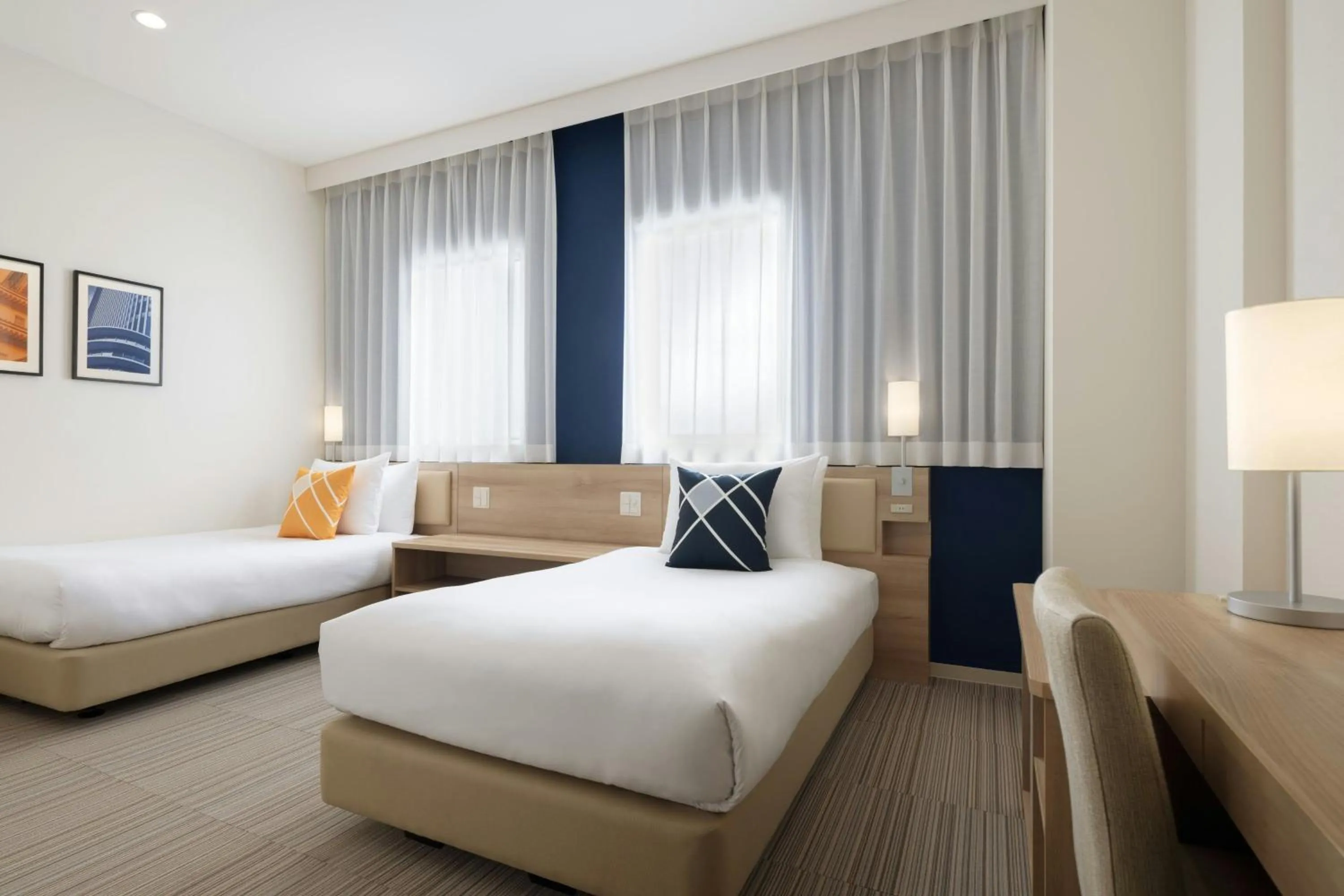 Photo of the whole room, Bed in Four Points Flex by Sheraton Osaka Kitahama