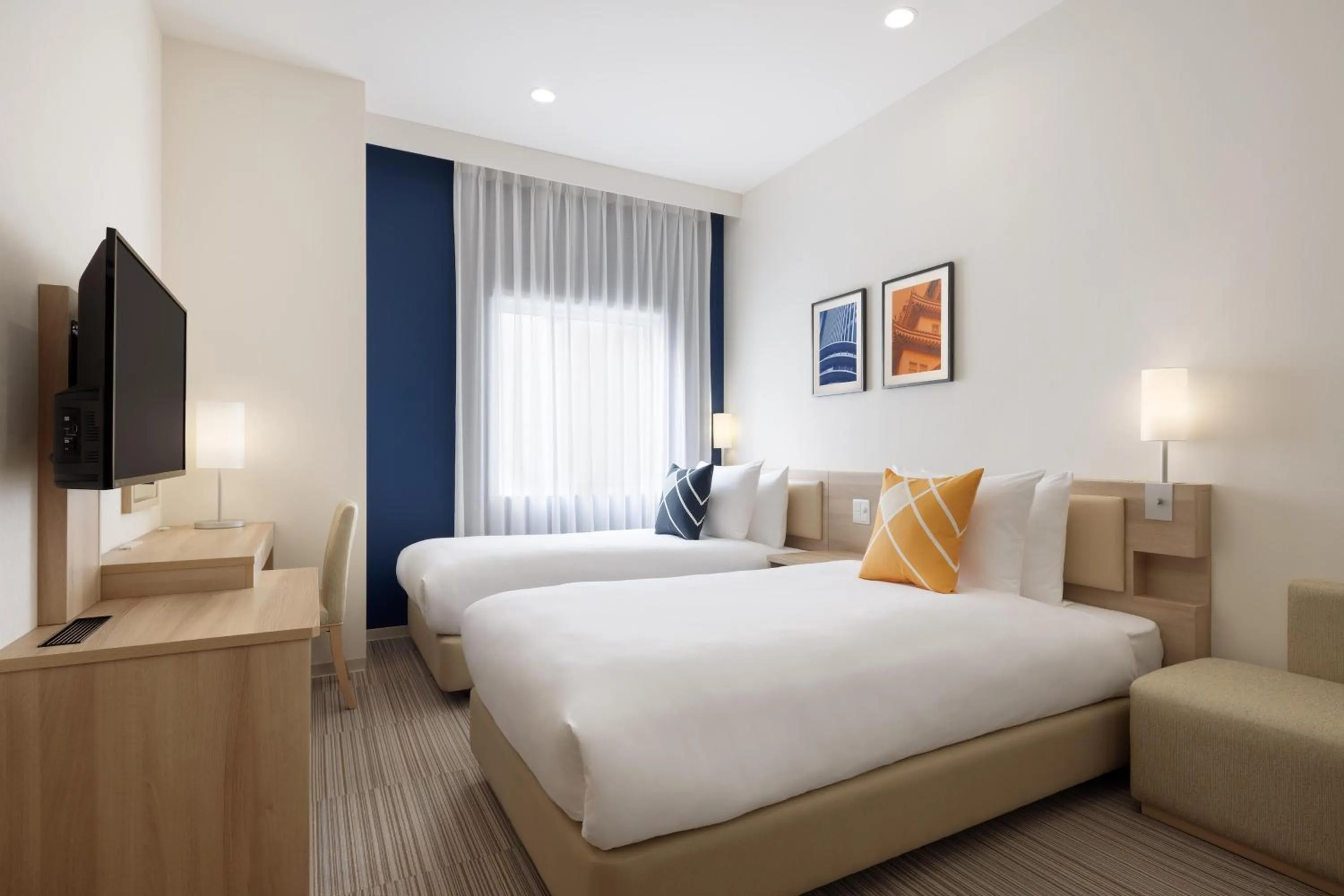 Bed in Four Points Flex by Sheraton Osaka Kitahama