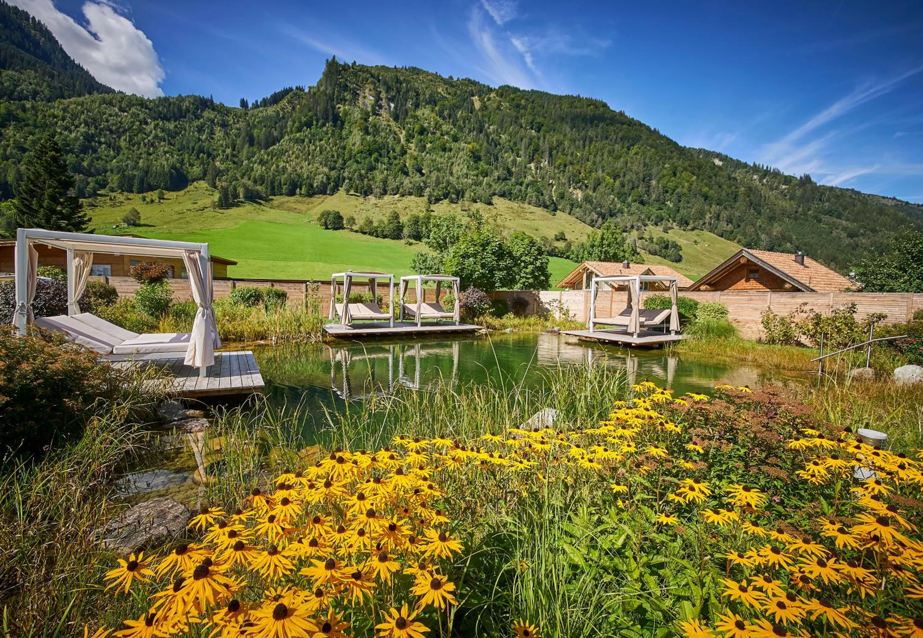 Garden in Hotel Römerhof