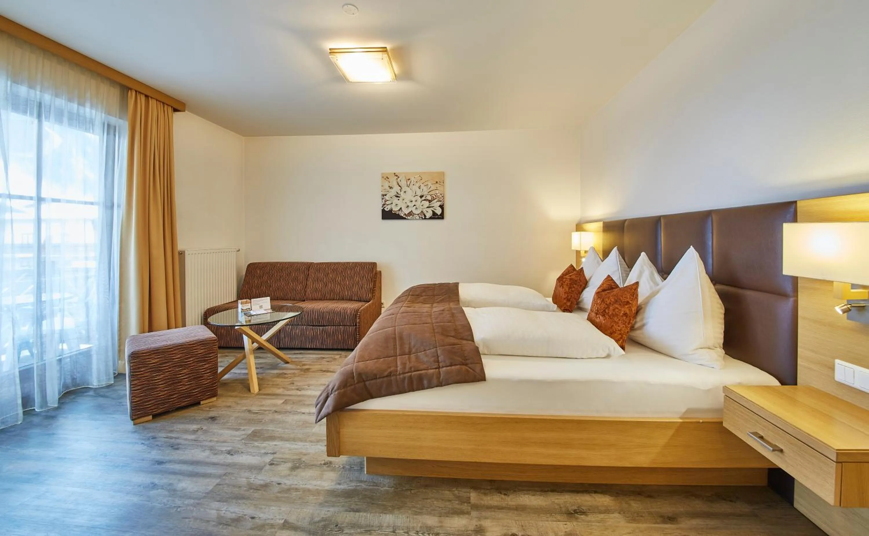 Bed in Hotel Römerhof