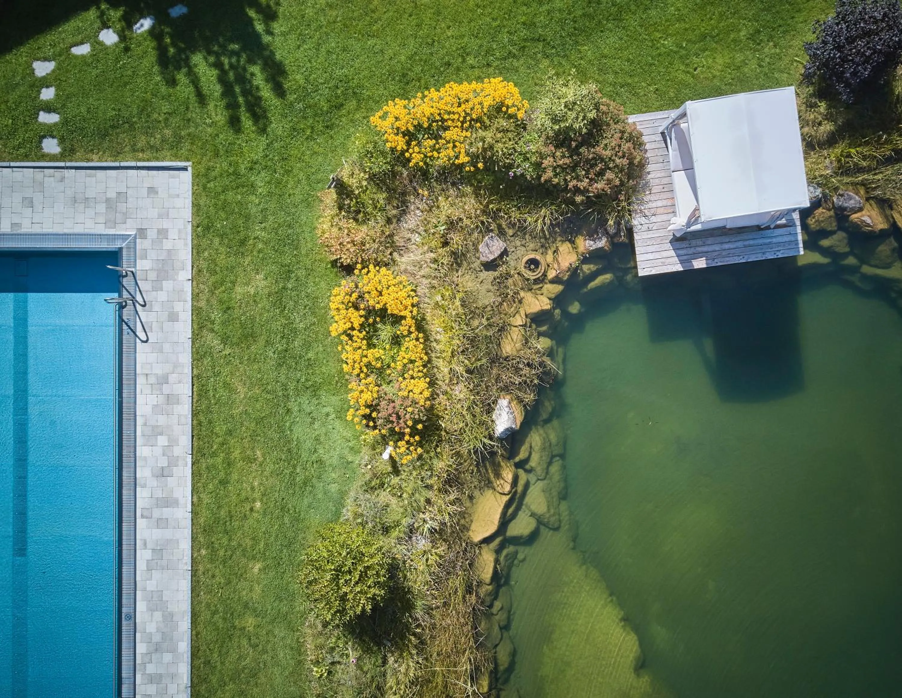 Garden in Hotel Römerhof