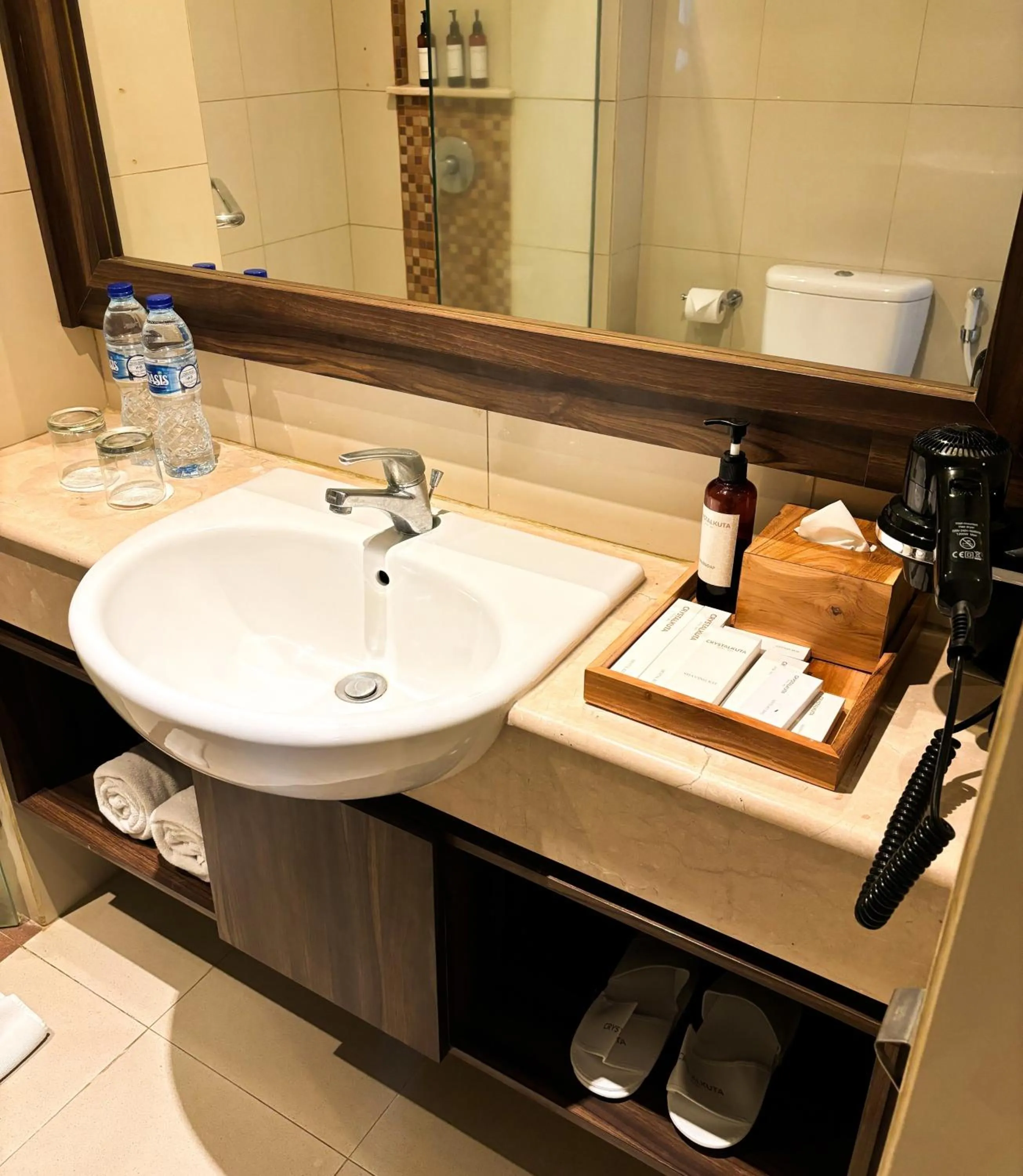 Bathroom in Crystalkuta Hotel - Bali