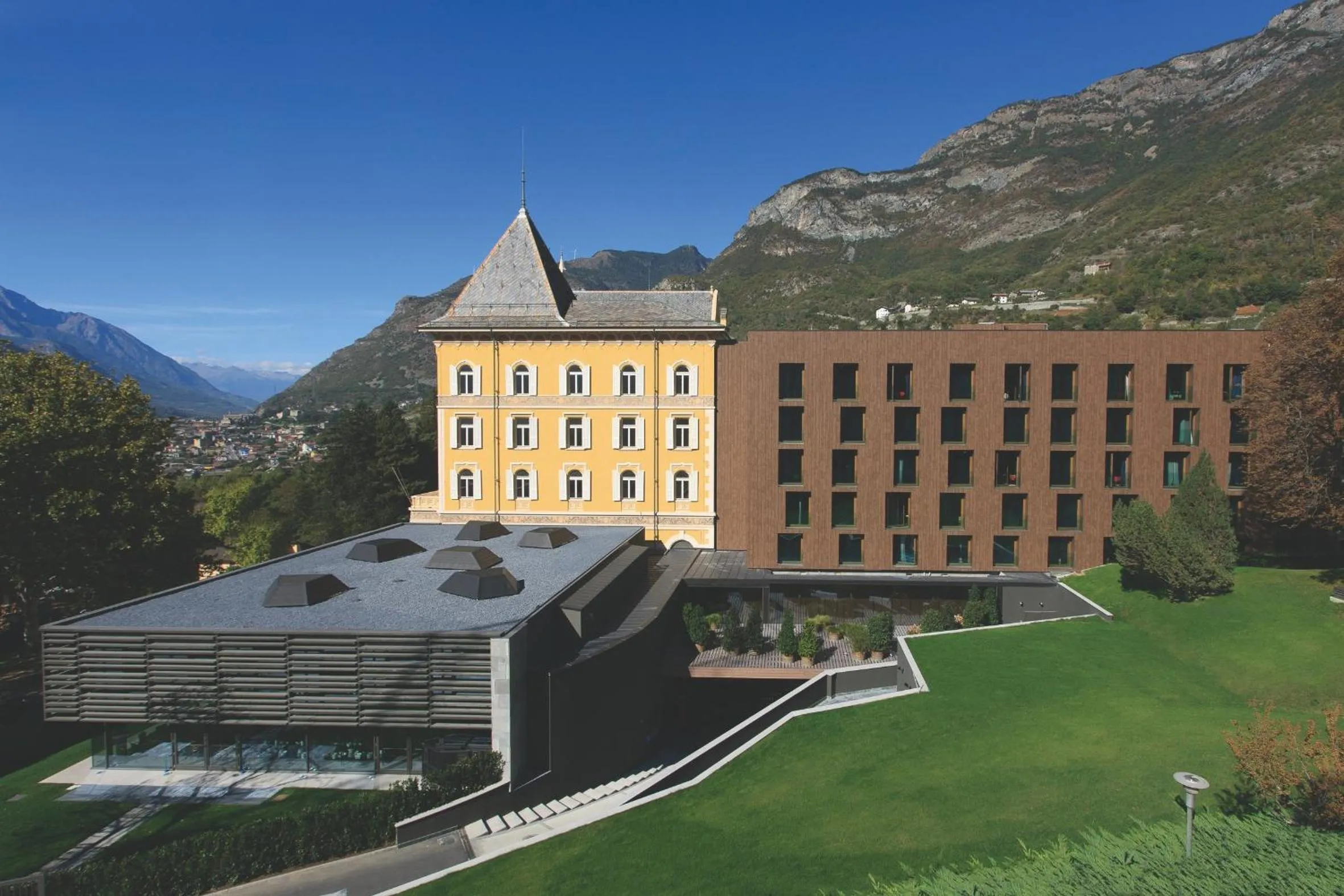 Facade/entrance in Parc Hotel Billia