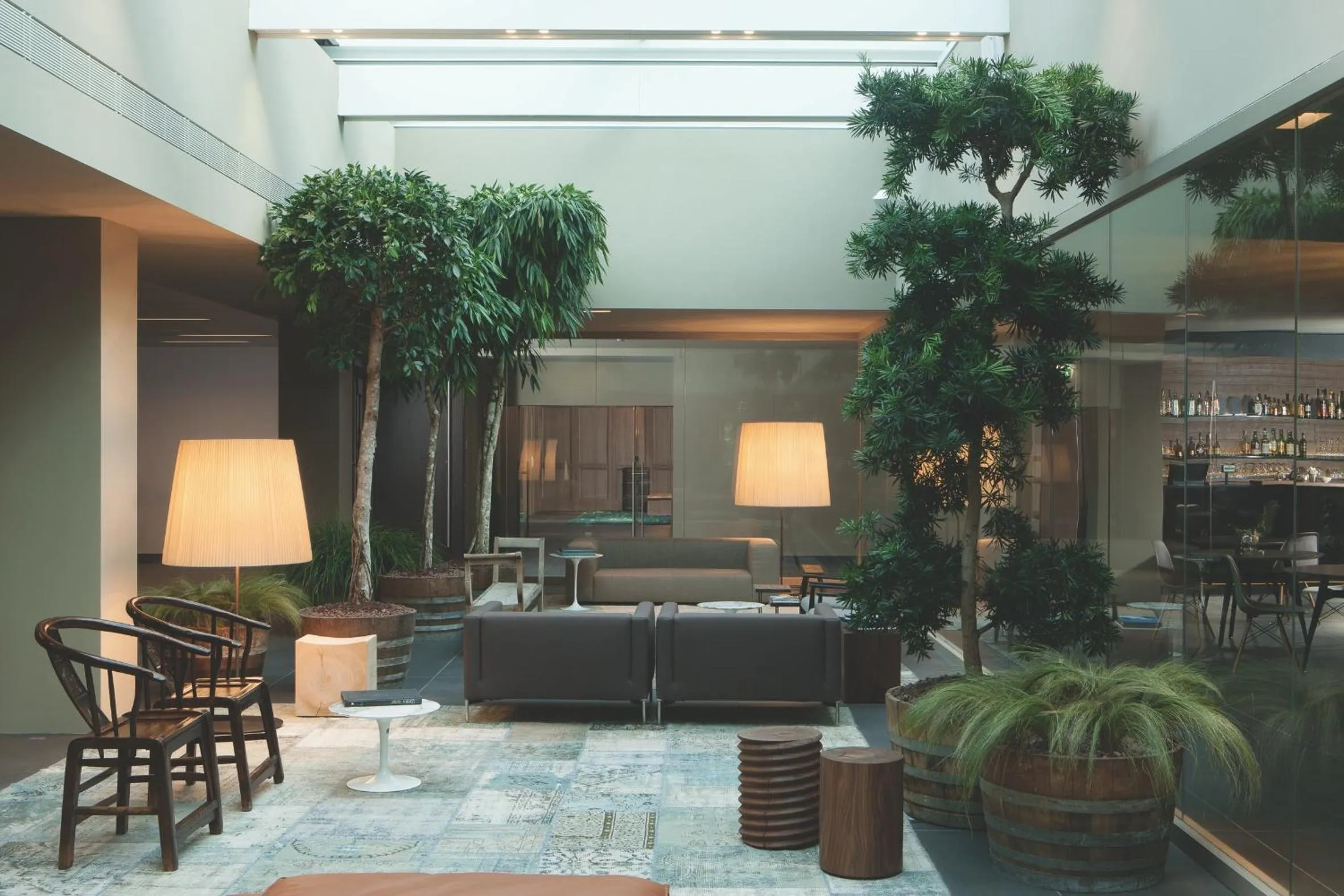 Patio in Parc Hotel Billia