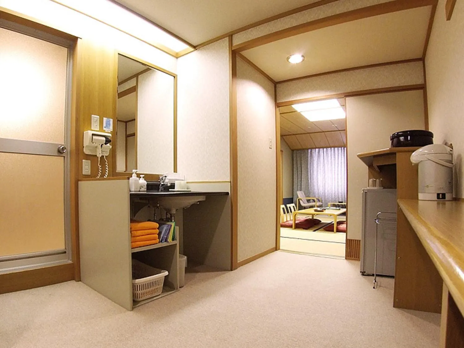 Photo of the whole room, Bed in New Greenpia Tsunan