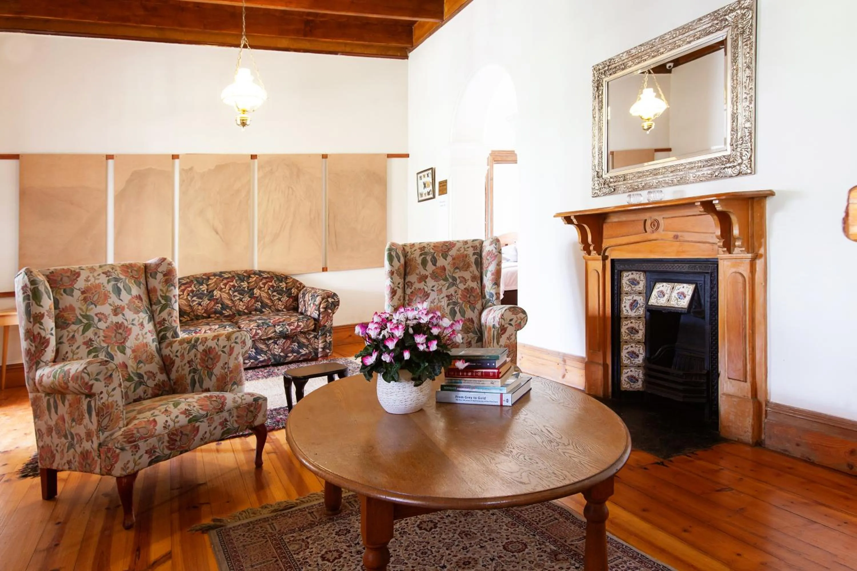 Living room in The Habit Guesthouse