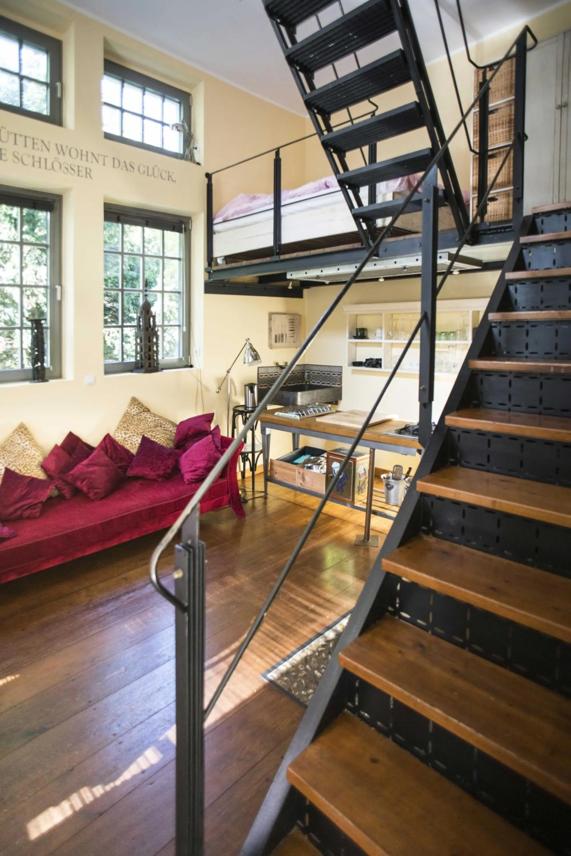 Living room in Das Trafohaus