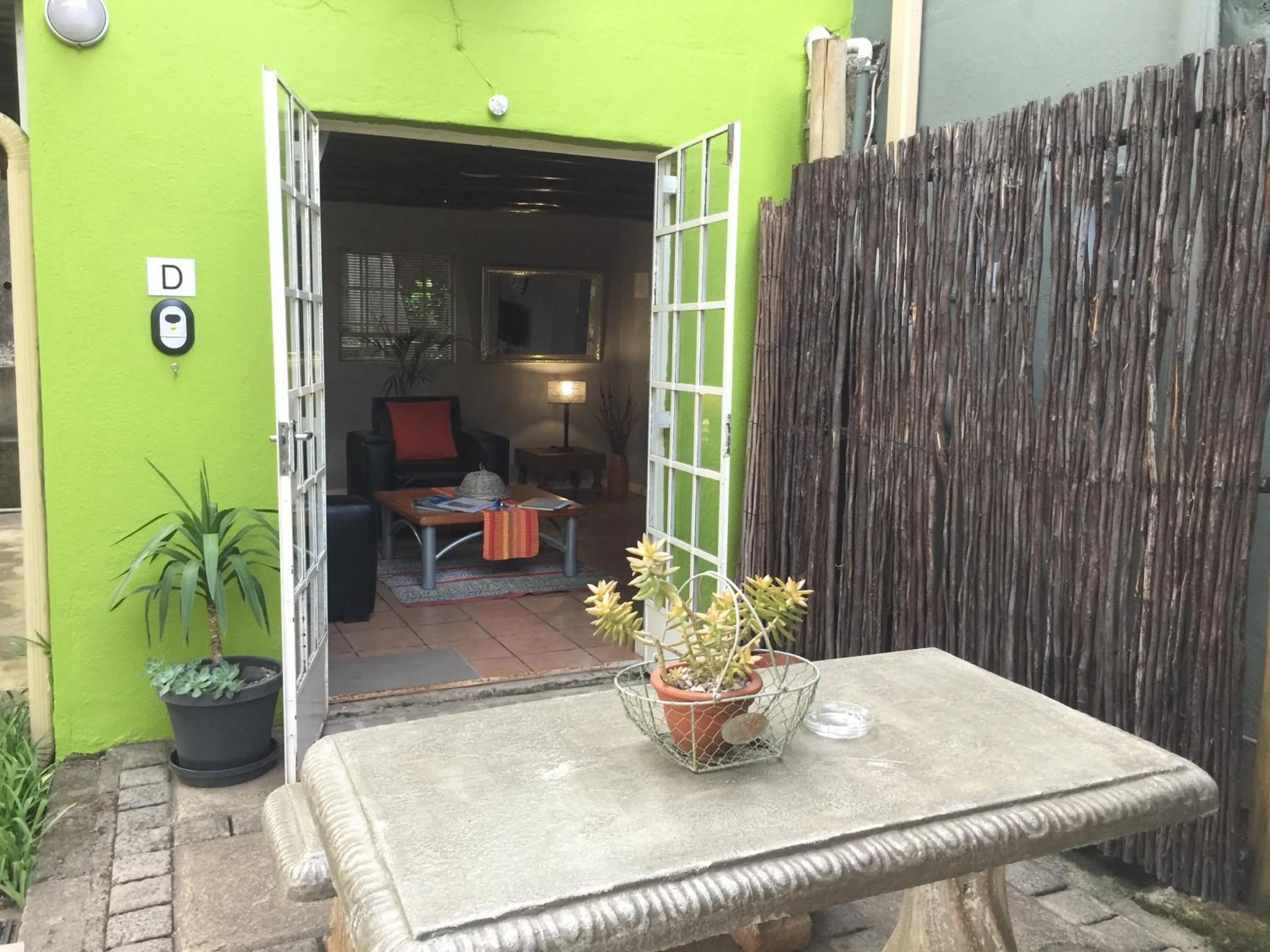 Patio in Sabie Self Catering Apartments