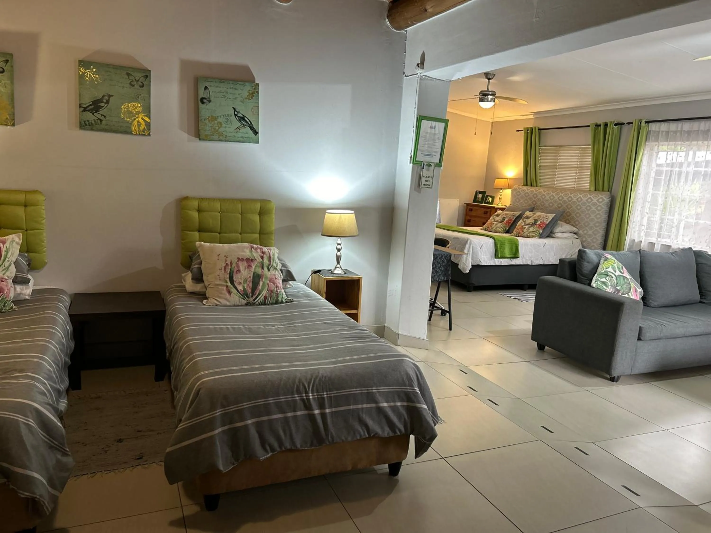 Bed in Sabie Self Catering Apartments