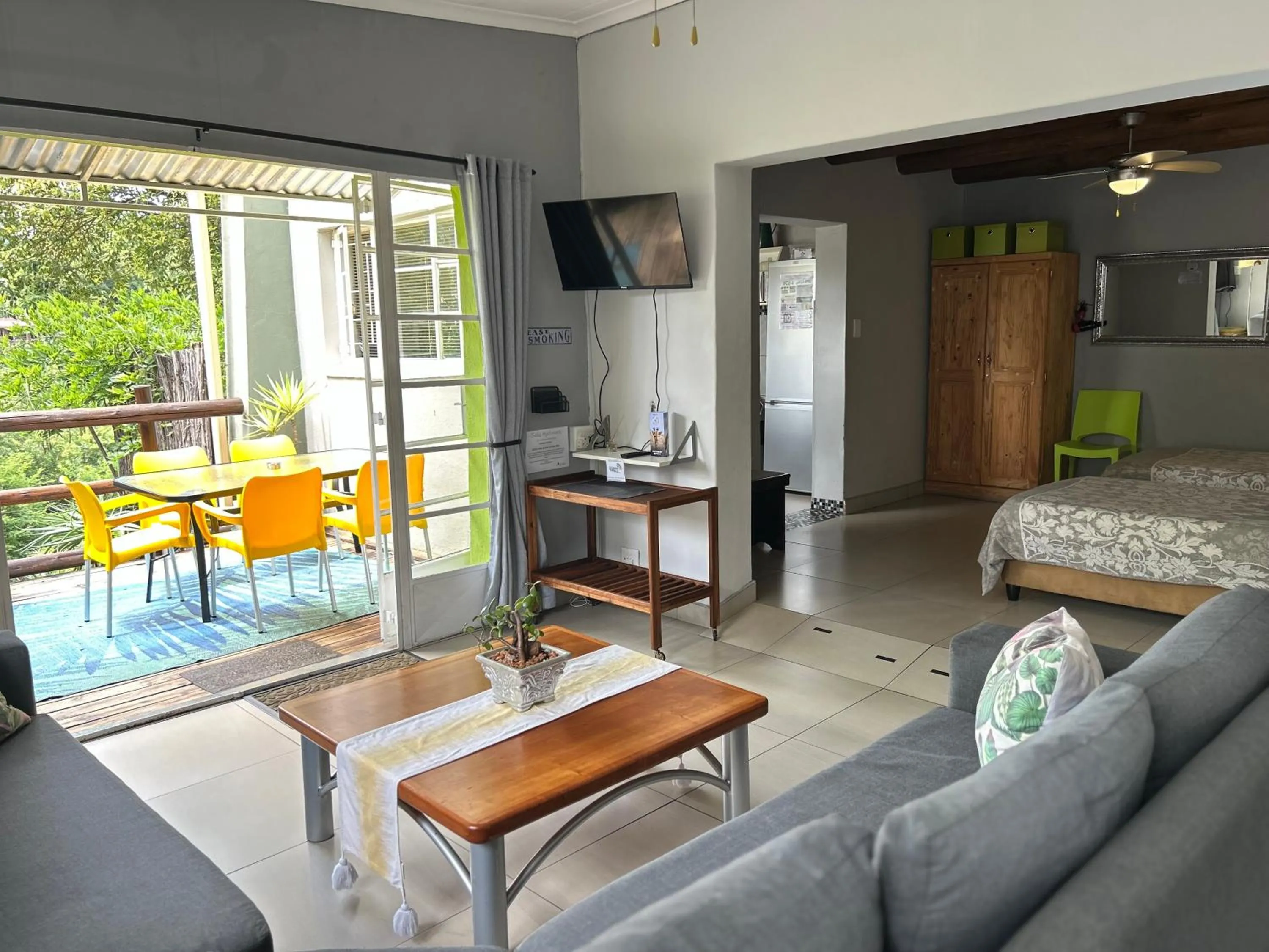 Patio in Sabie Self Catering Apartments
