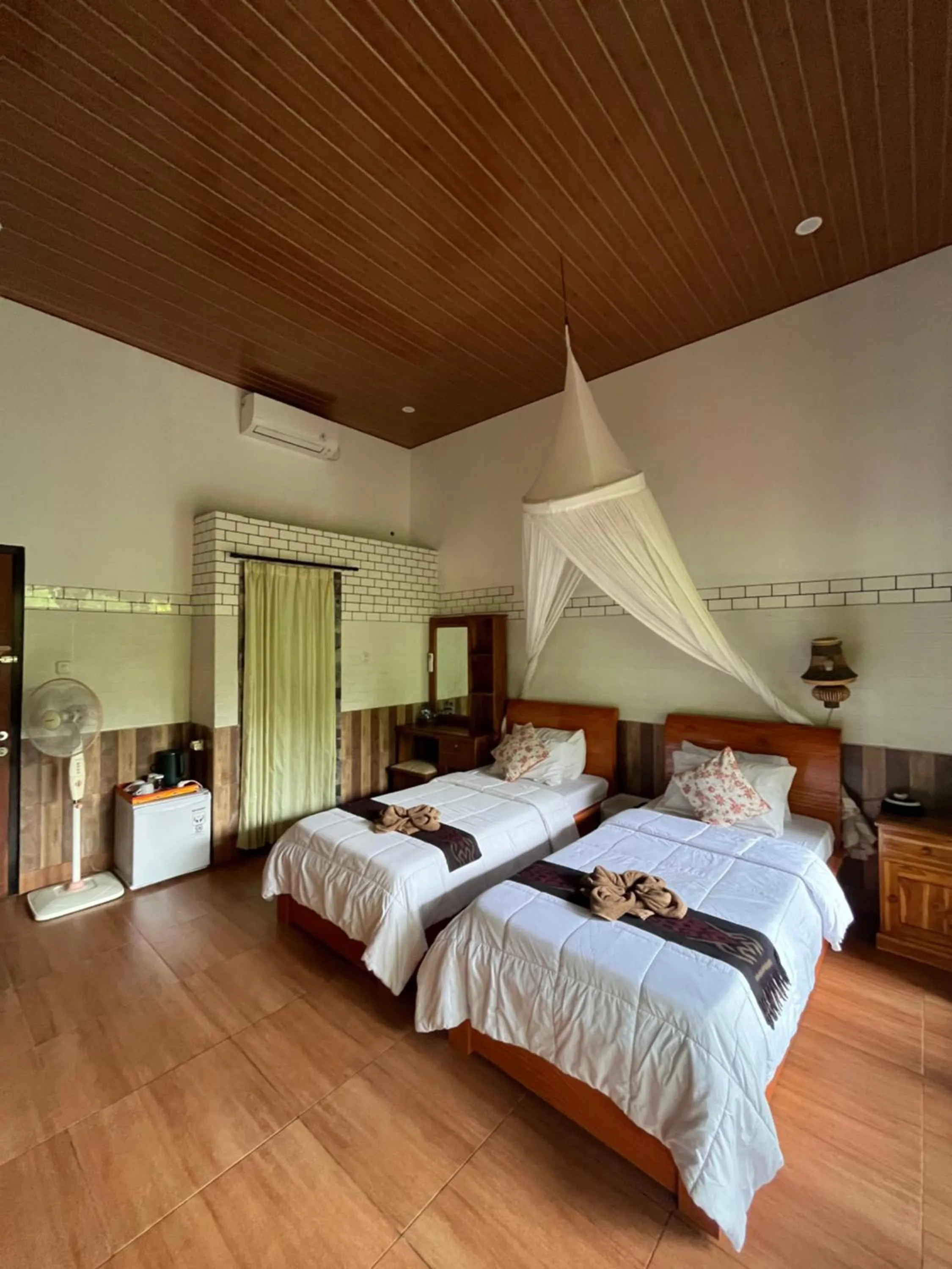 Bed in Khrisna Hs and Cottages