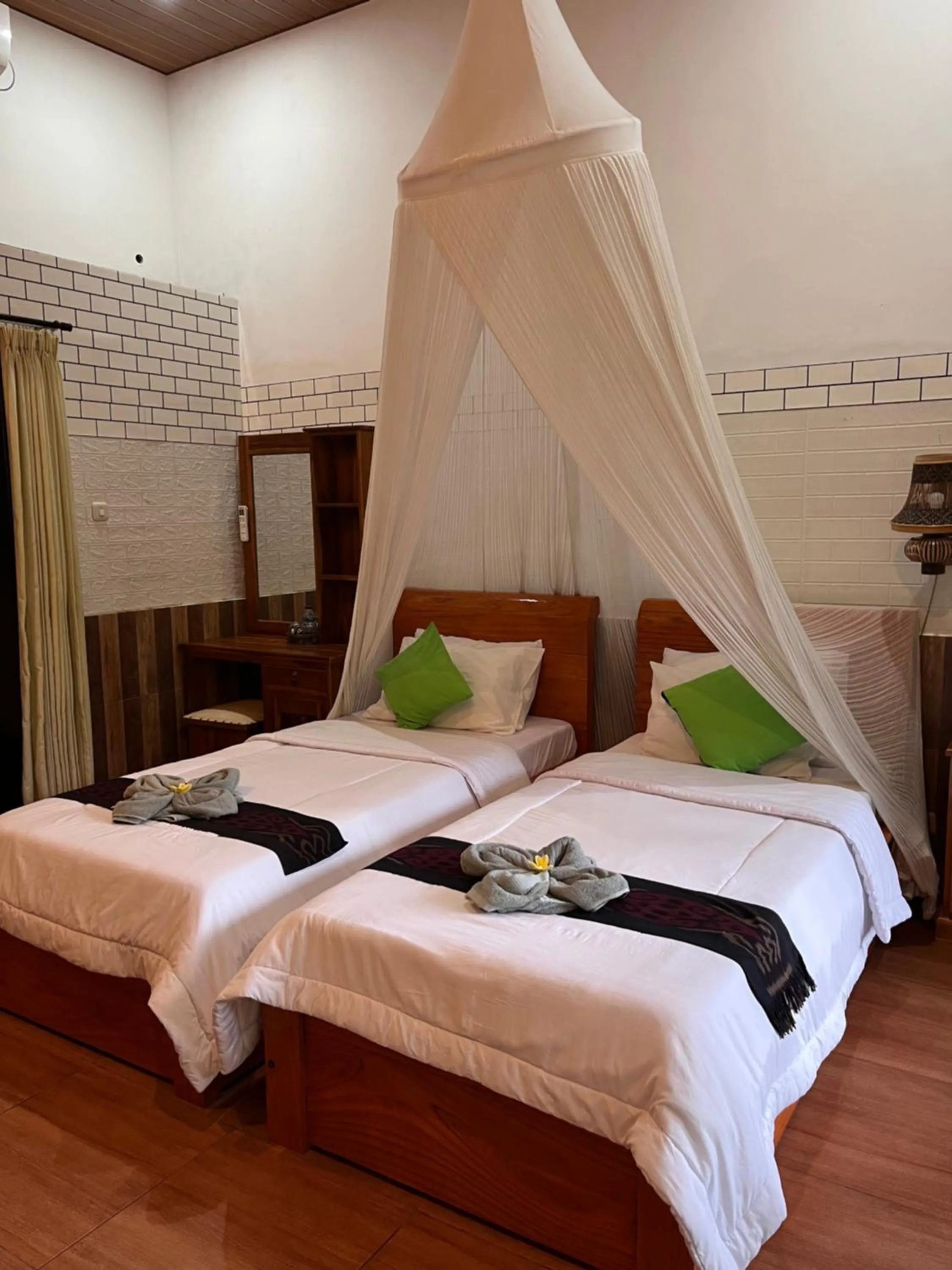 Bed in Khrisna Hs and Cottages