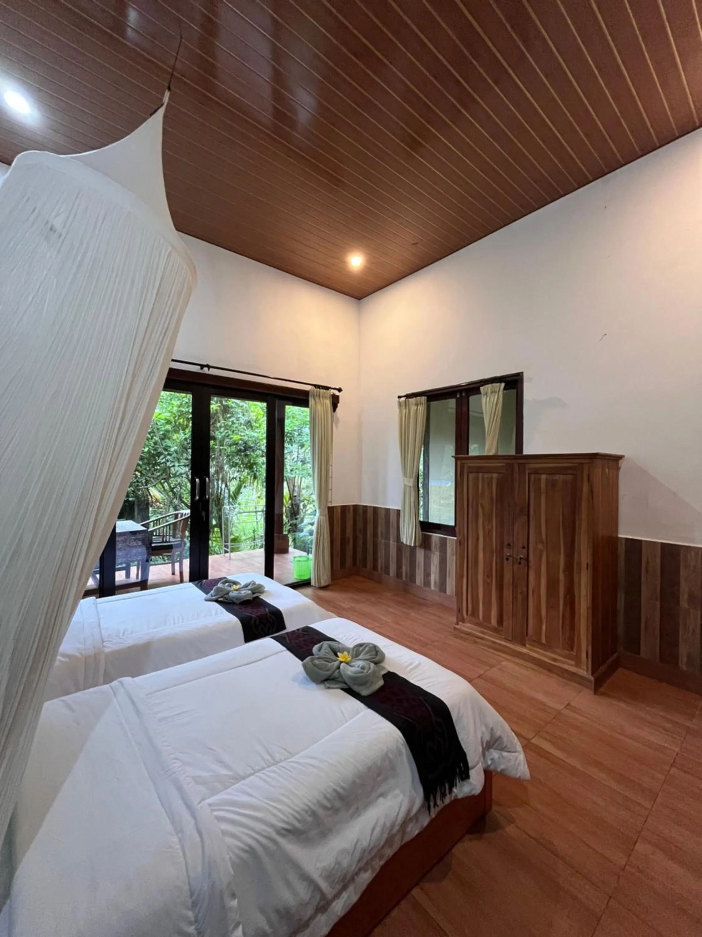 Bed in Khrisna Hs and Cottages