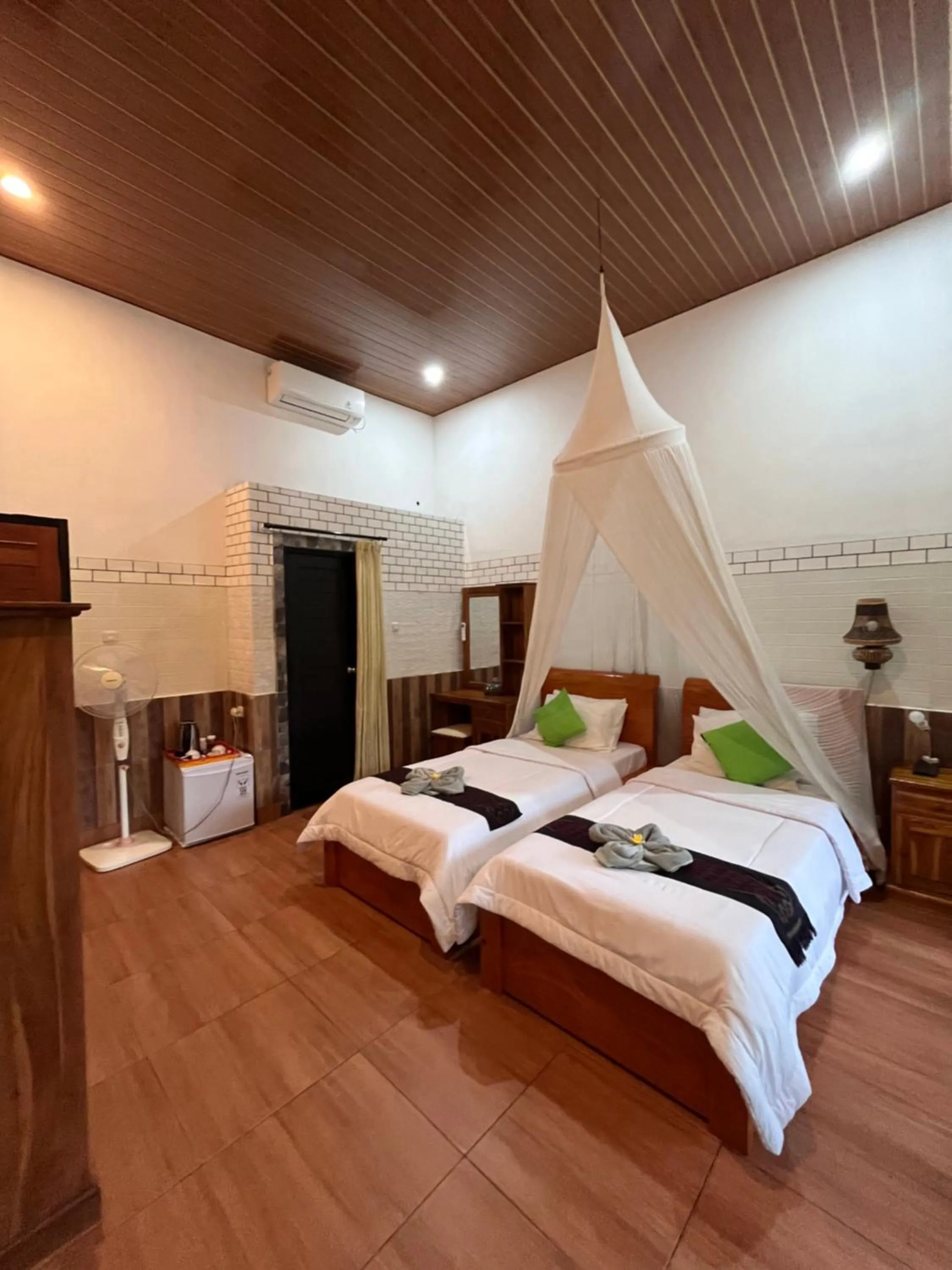 Bed in Khrisna Hs and Cottages