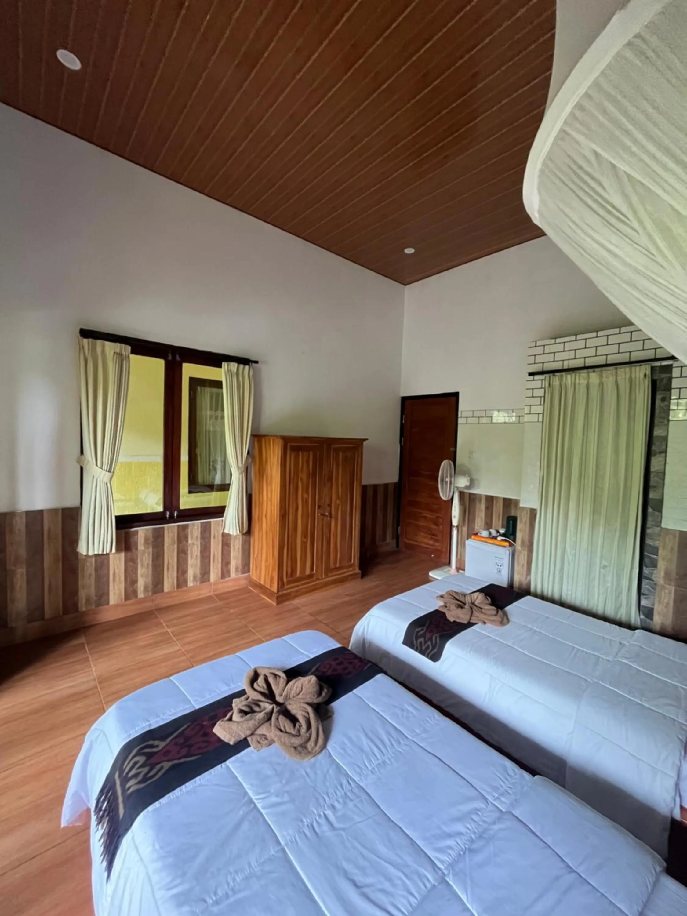 Bed in Khrisna Hs and Cottages