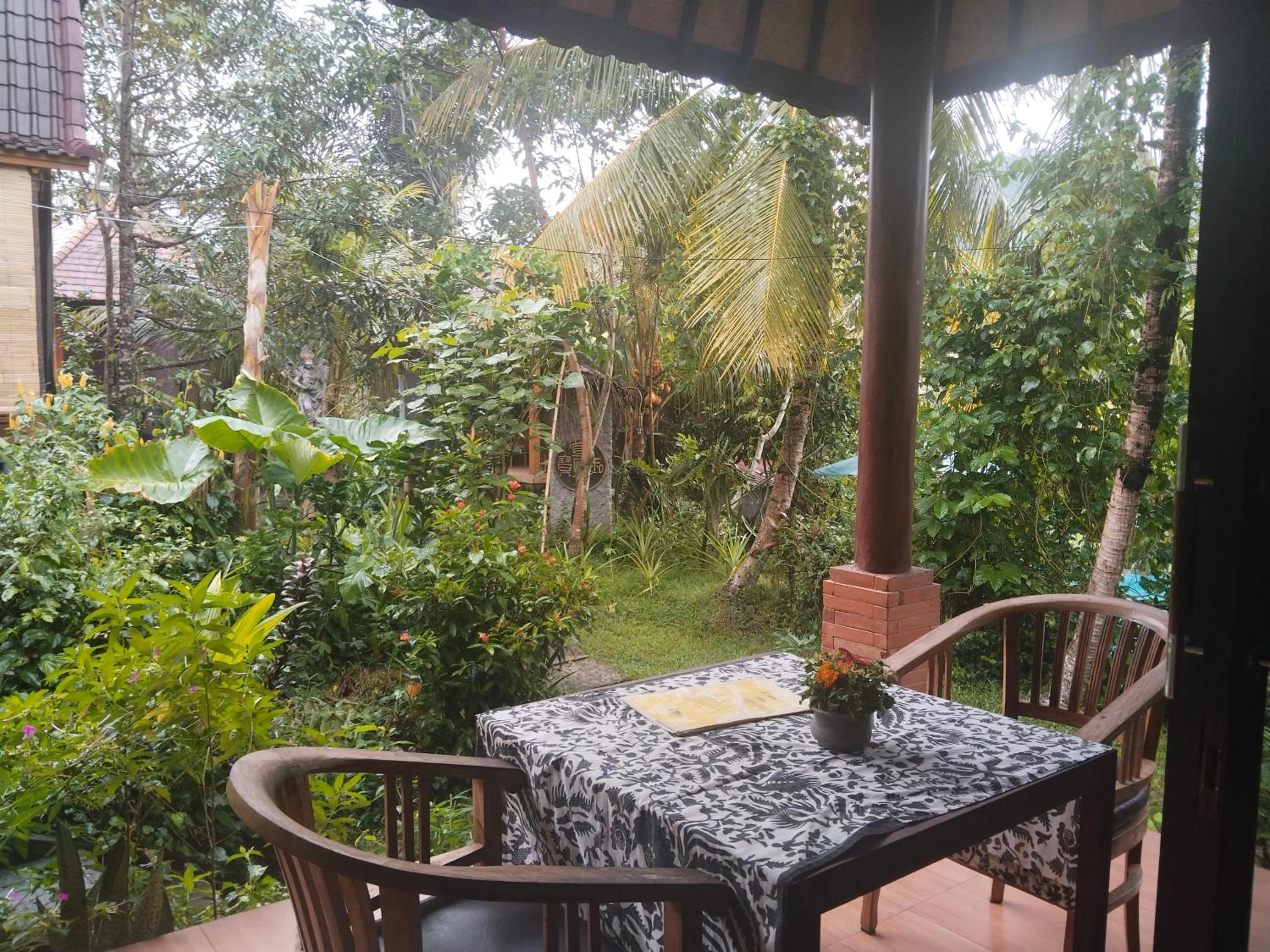 Seating area in Khrisna Hs and Cottages