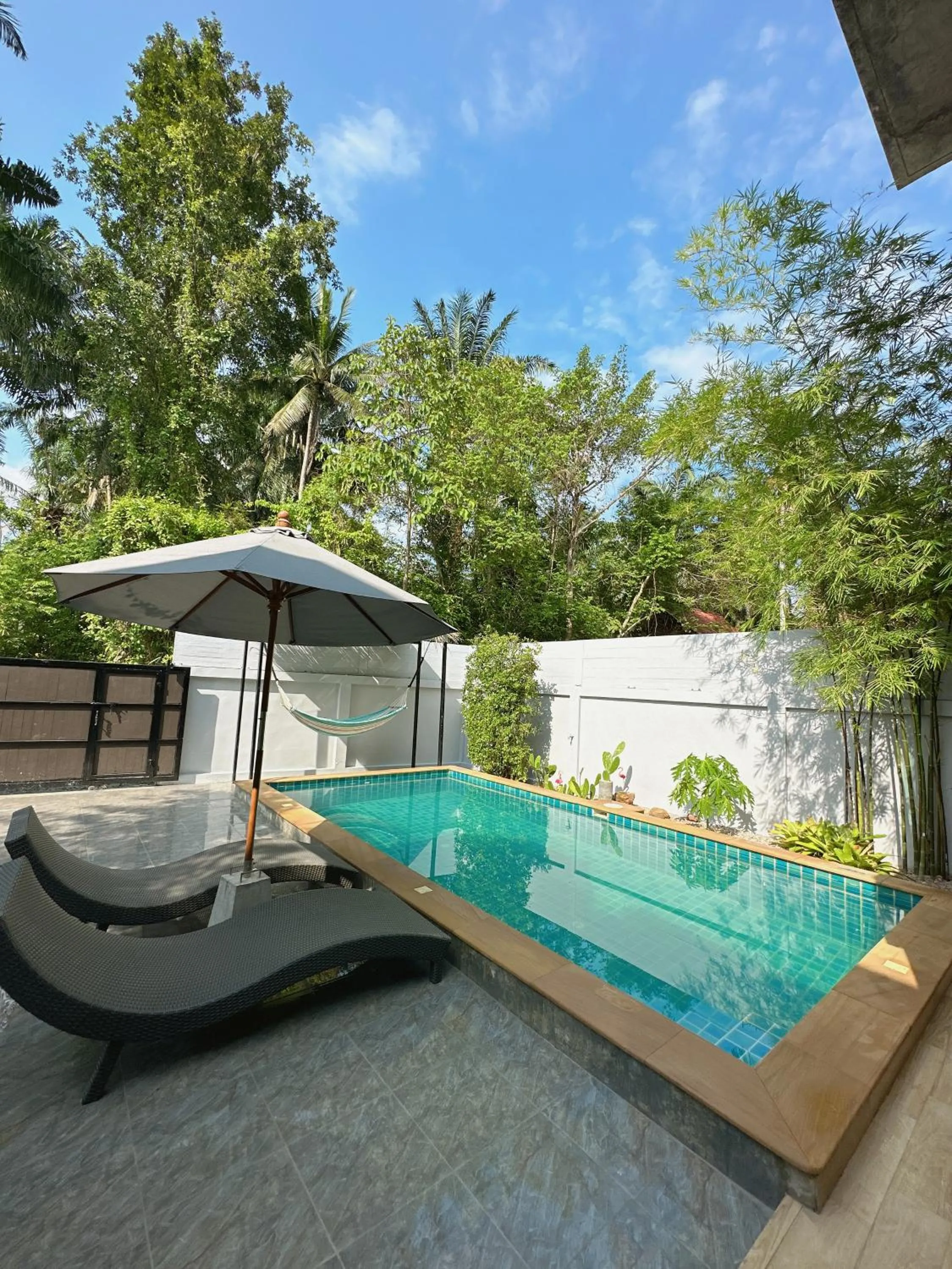 Patio in Aonang nine poolvilla