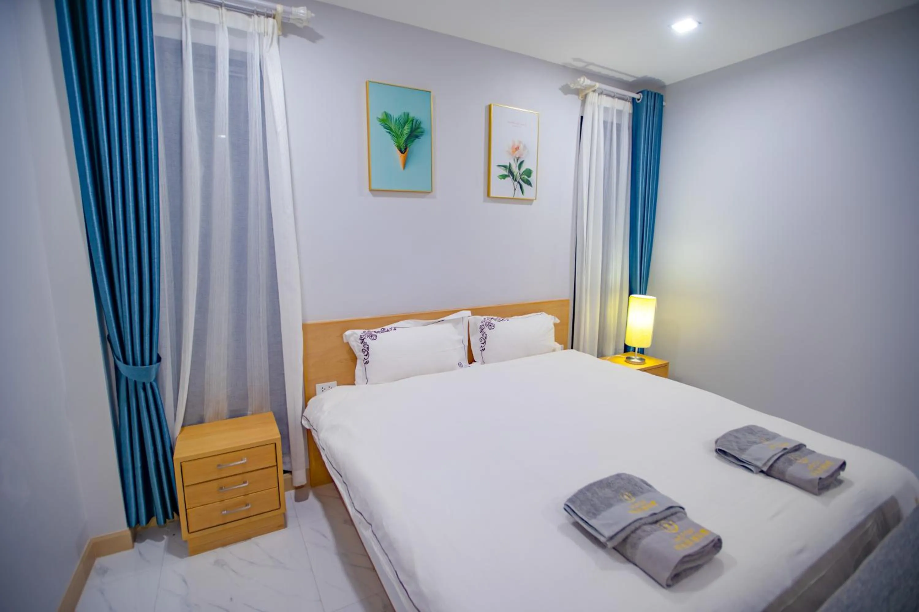 Bed in Aonang nine poolvilla