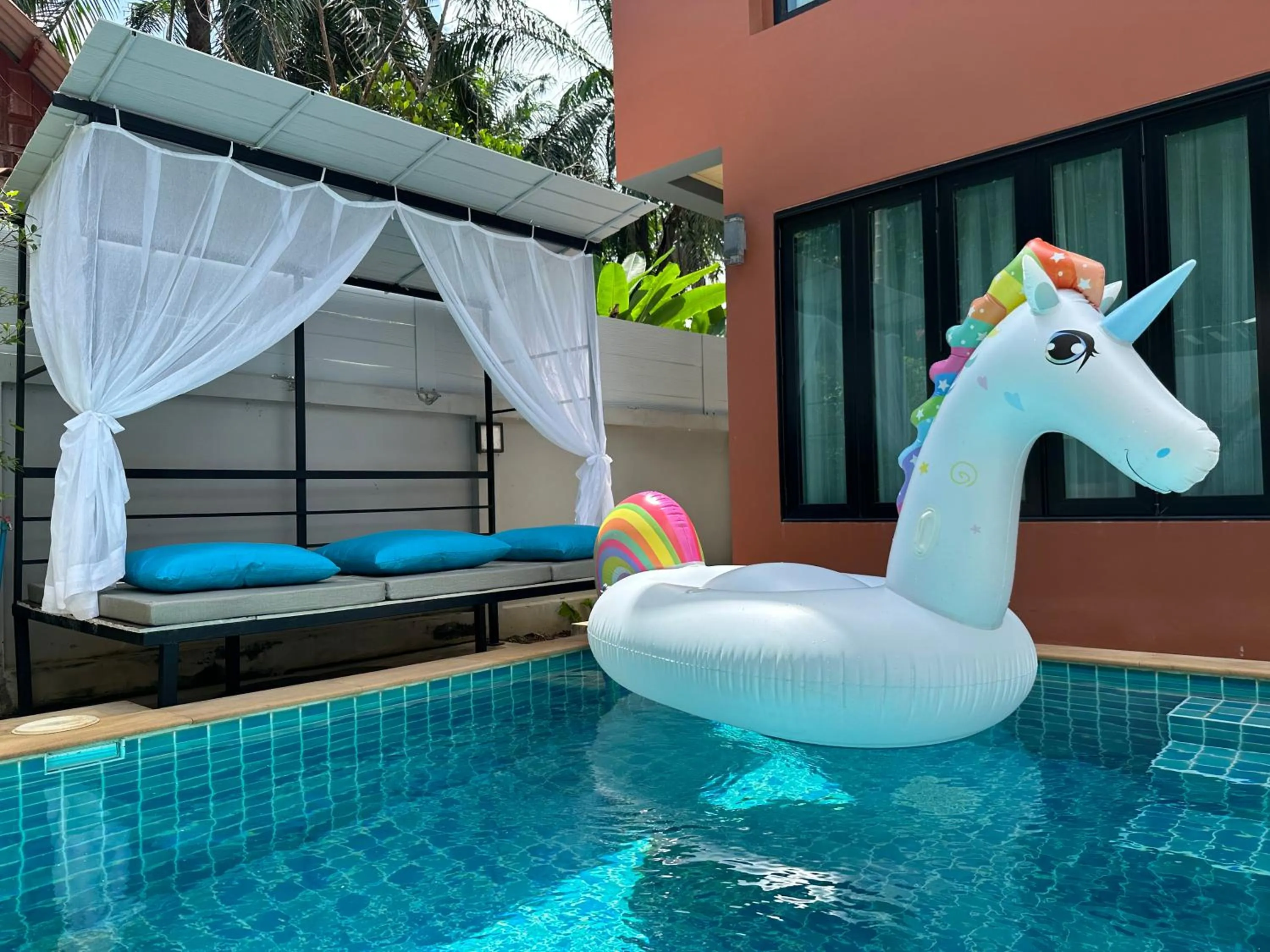 Pool view in Aonang nine poolvilla