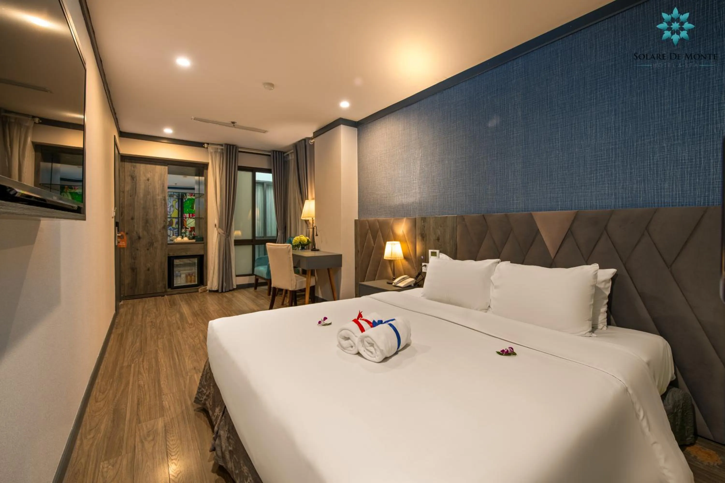 Photo of the whole room, Bed in Solare De Monte Hotel & Spa