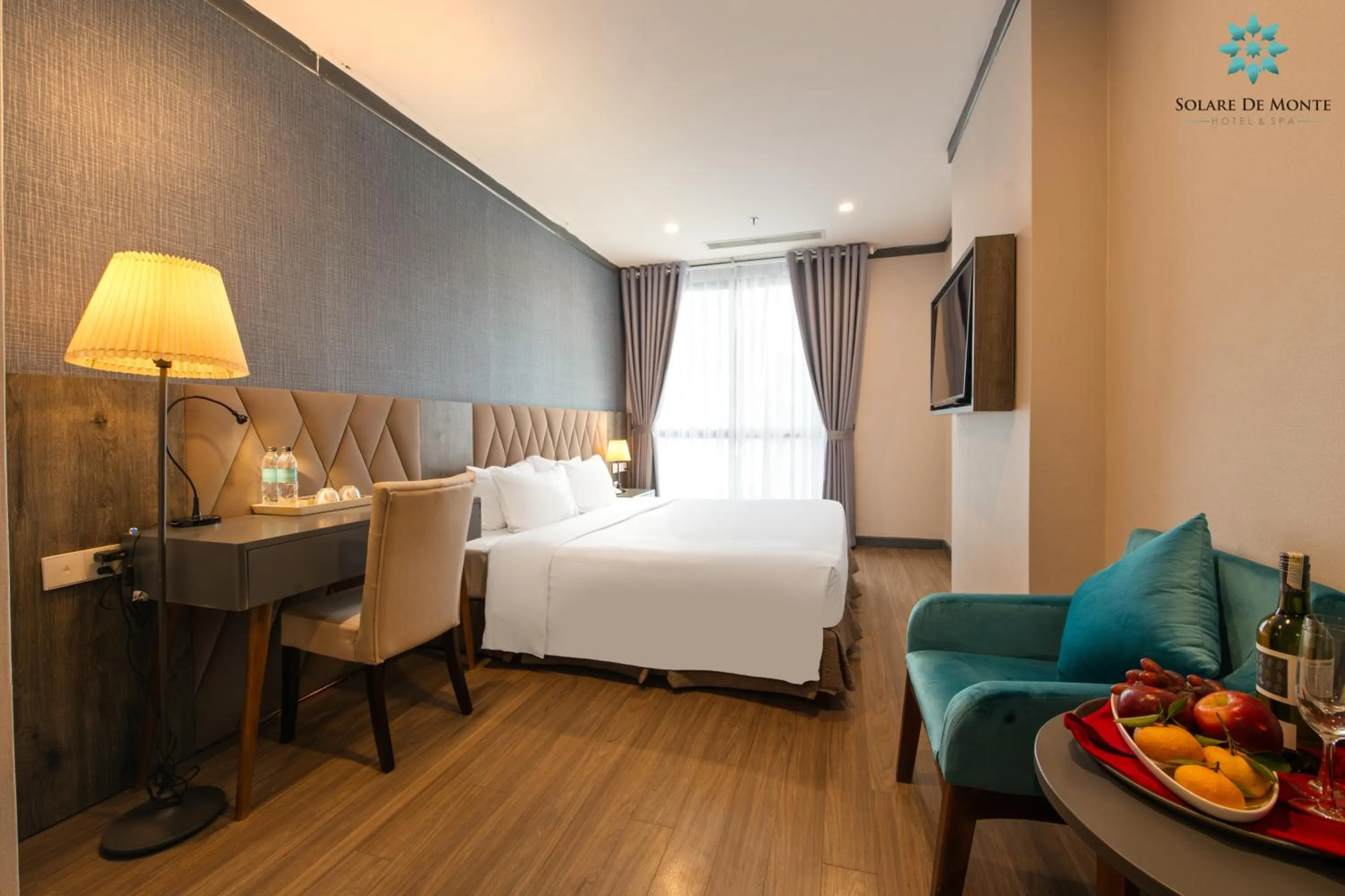 Bed in Solare De Monte Hotel & Spa