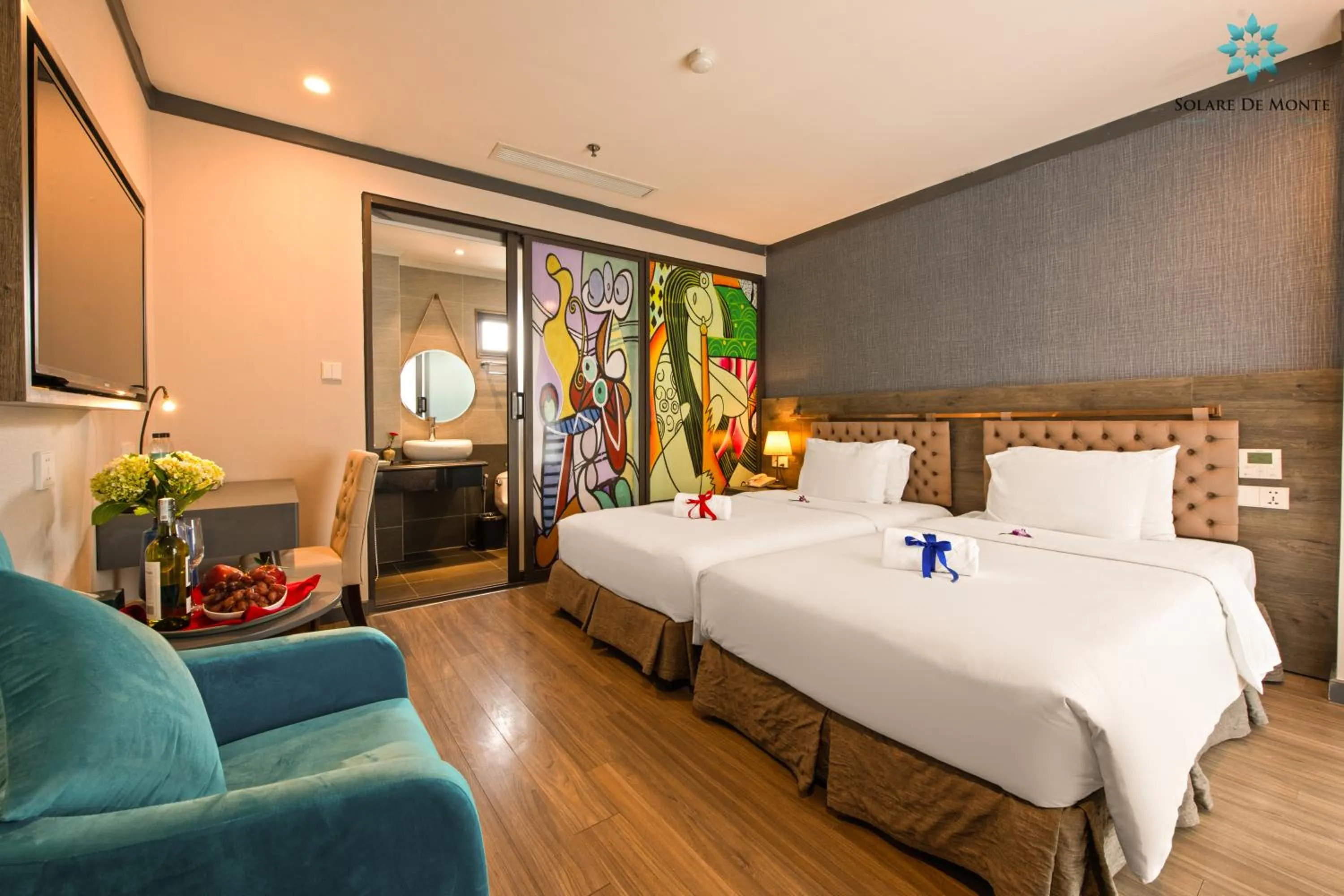 Photo of the whole room, Bed in Solare De Monte Hotel & Spa