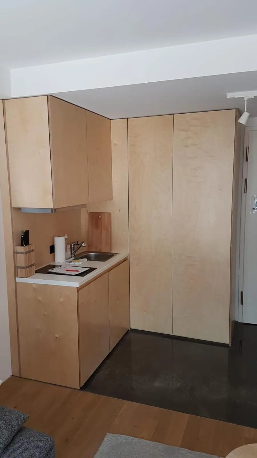 Kitchen or kitchenette in Nena Apartments Metropolpark Berlin - Mitte -Adult Only