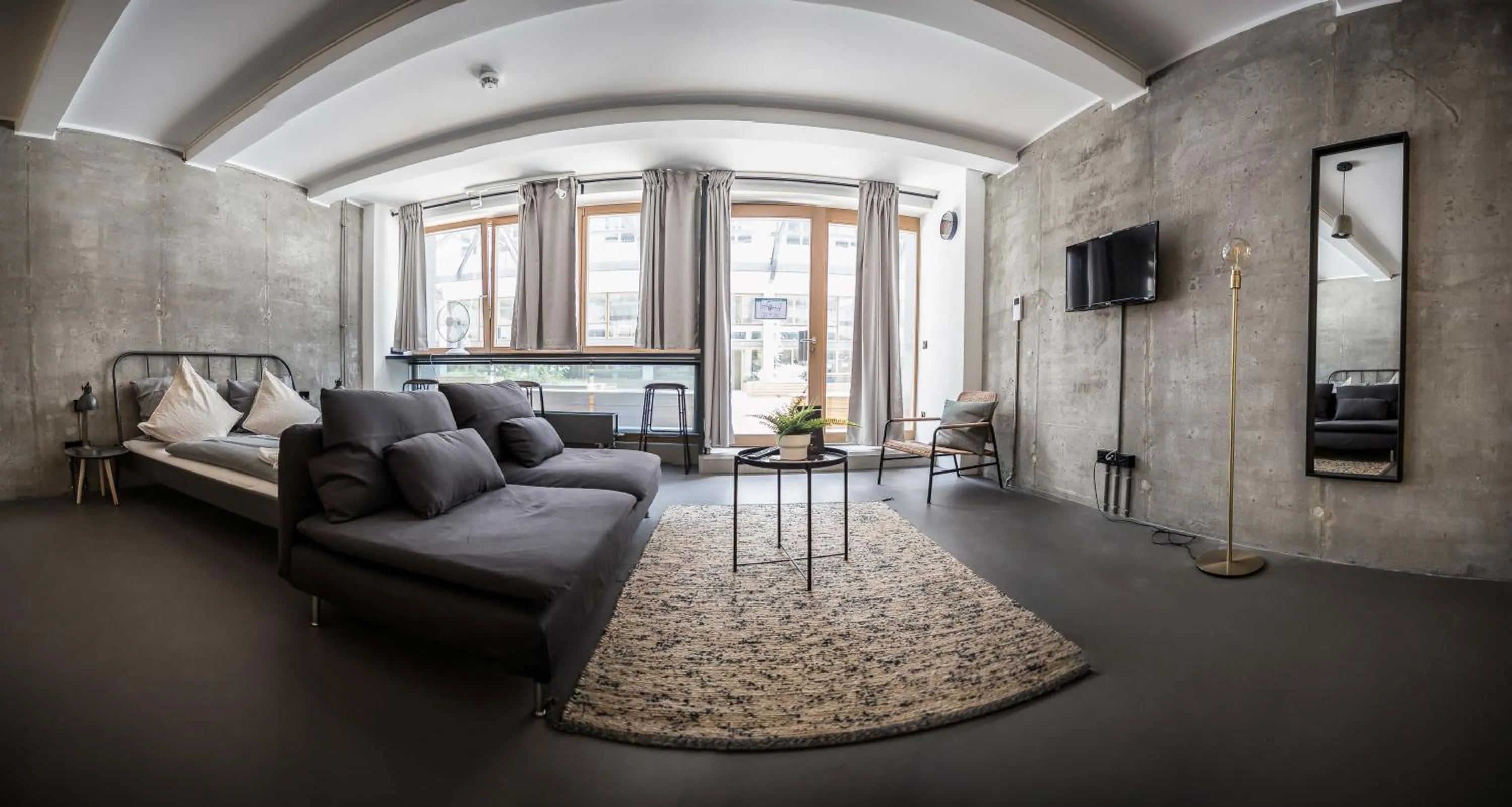 Living room in Nena Apartments Metropolpark Berlin - Mitte -Adult Only