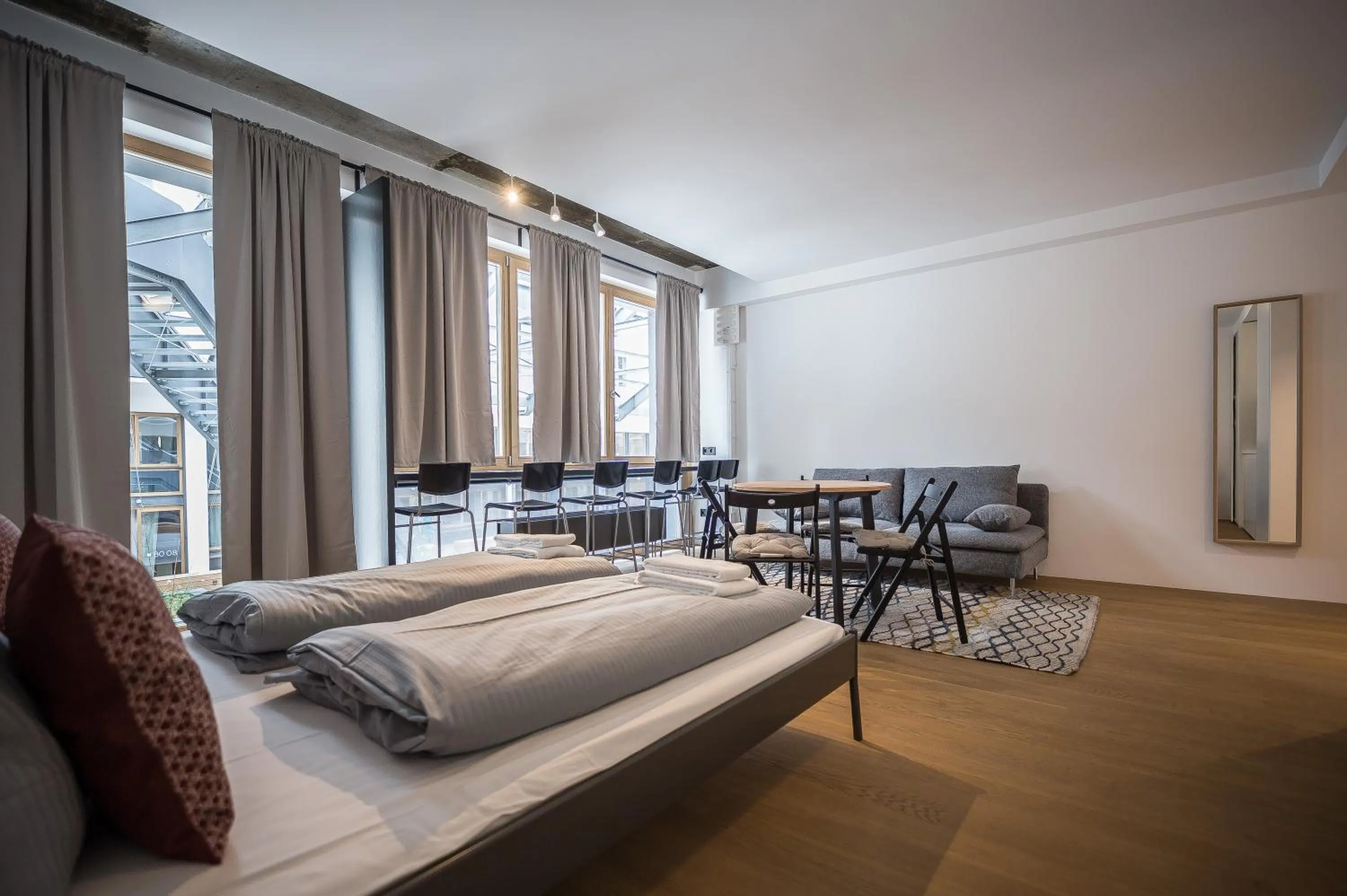 Living room in Nena Apartments Metropolpark Berlin - Mitte -Adult Only