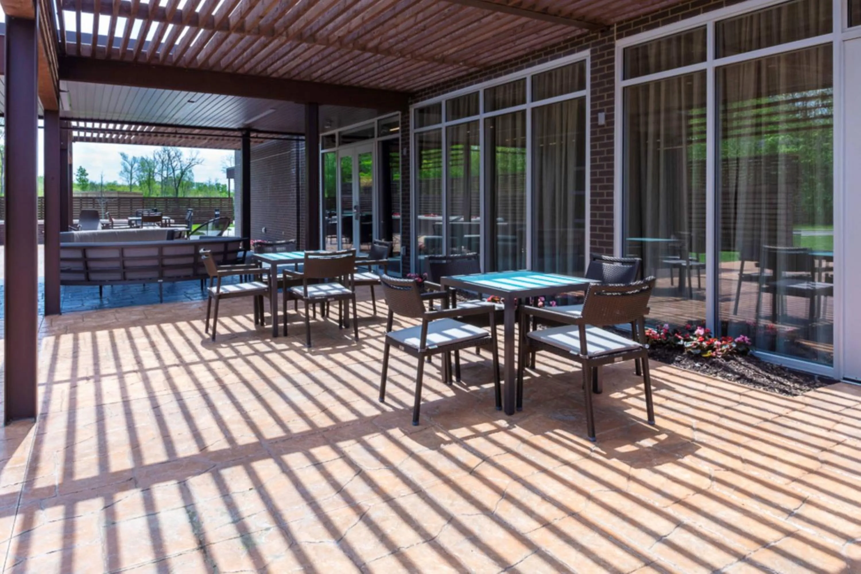 View (from property/room) in Courtyard by Marriott Indianapolis West-Speedway