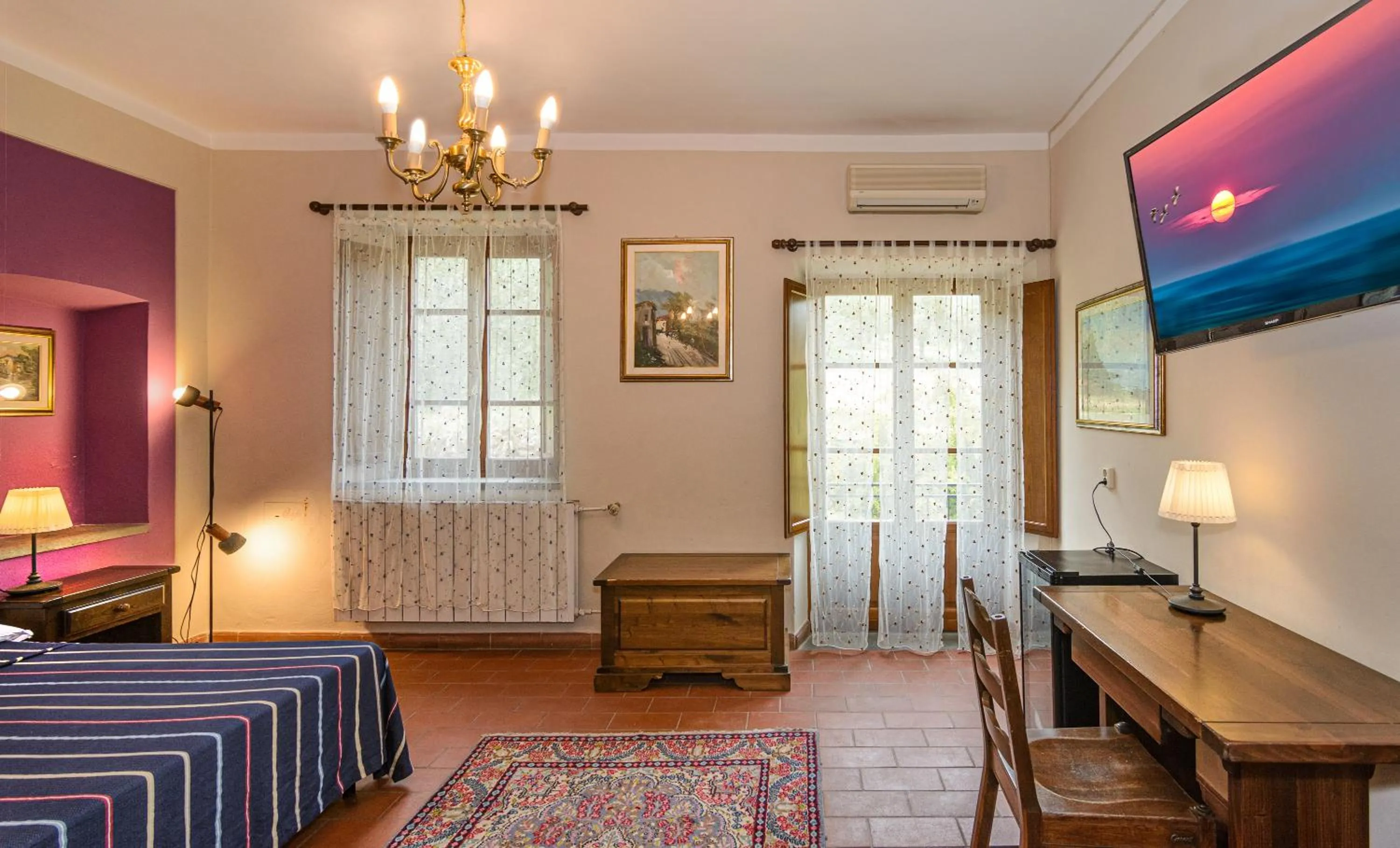 Bedroom, Bed in Hotel Villa Rinascimento