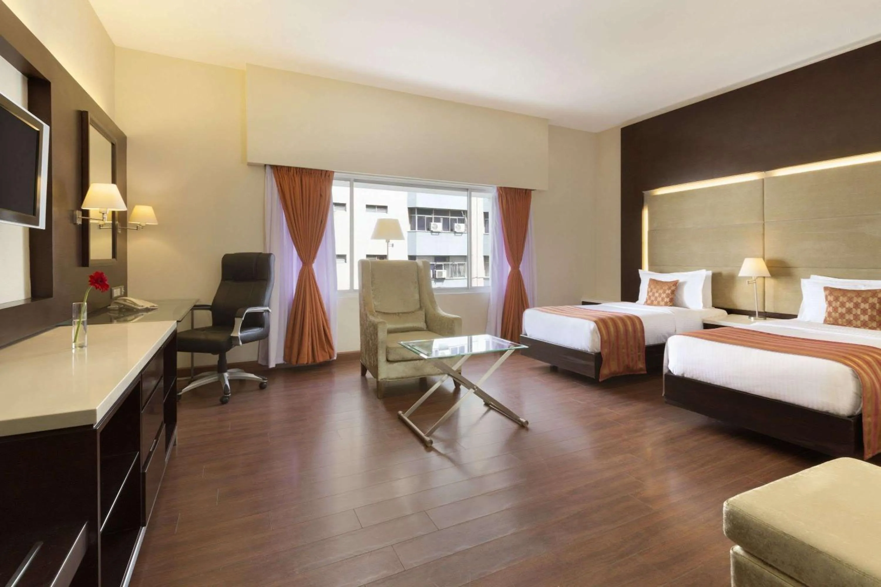 Photo of the whole room, Bed in Ramada by Wyndham Chennai Egmore