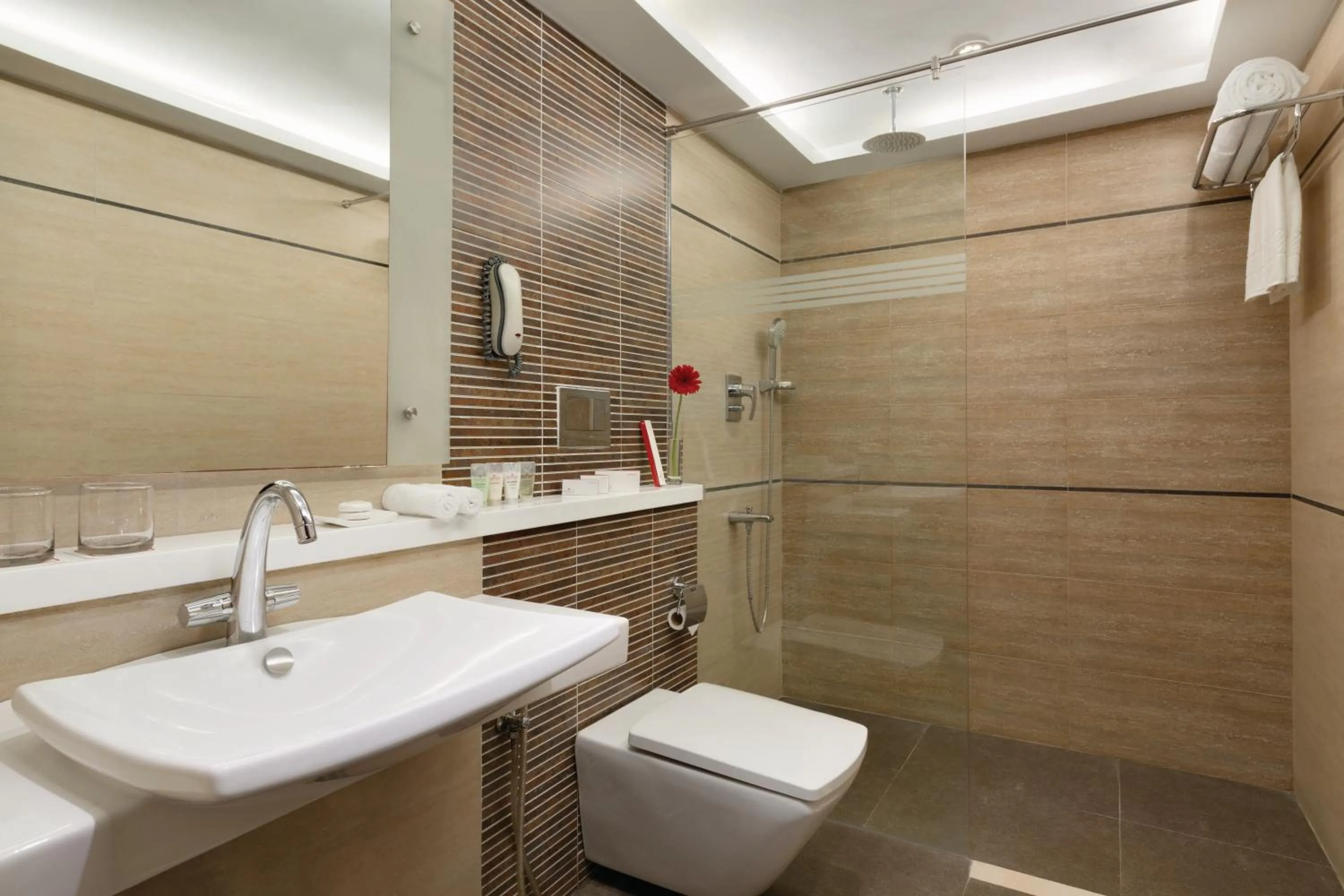 Bathroom in Ramada by Wyndham Chennai Egmore