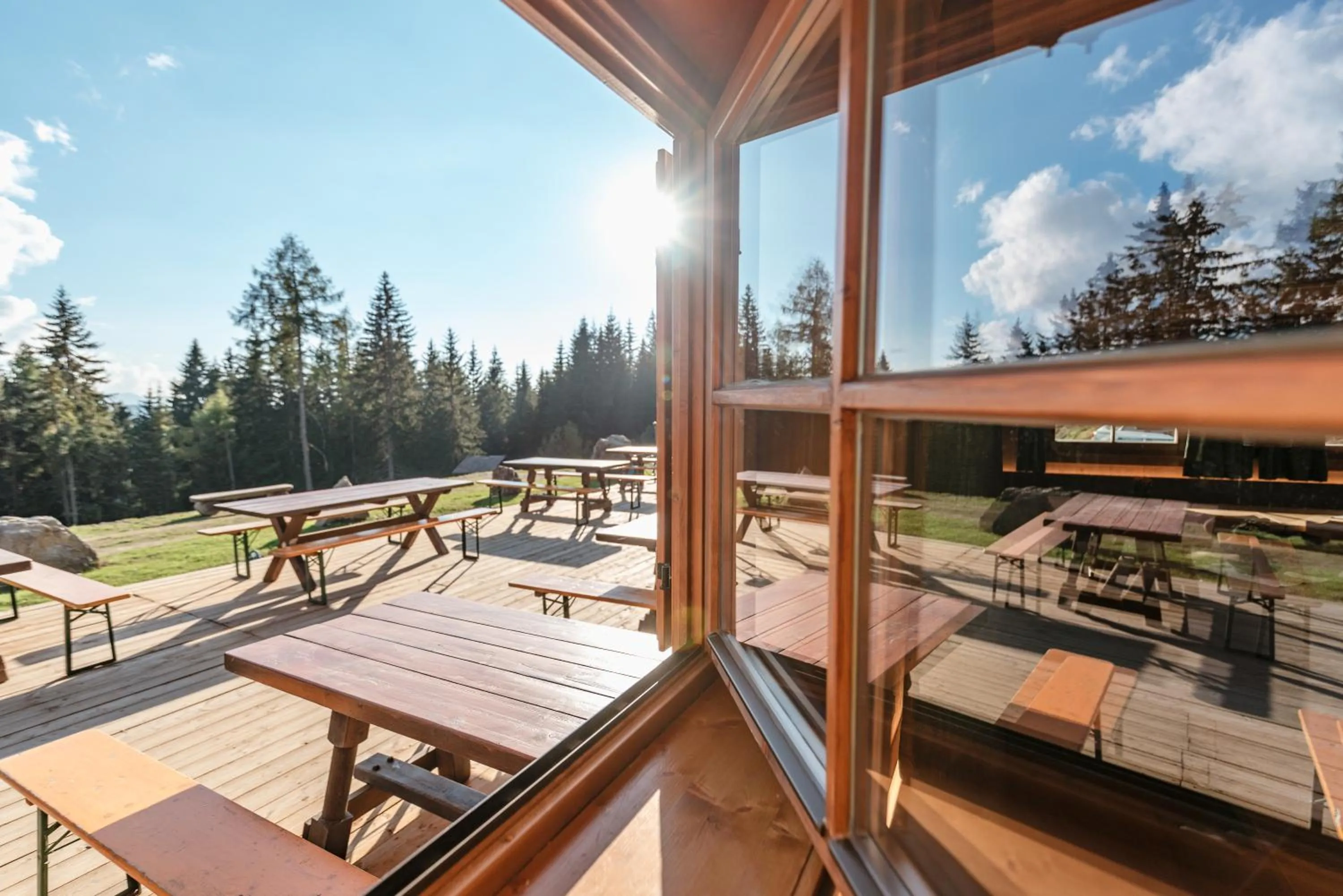 Property building in Oberhauser Hütte Rodenecker - Lüsner Alm