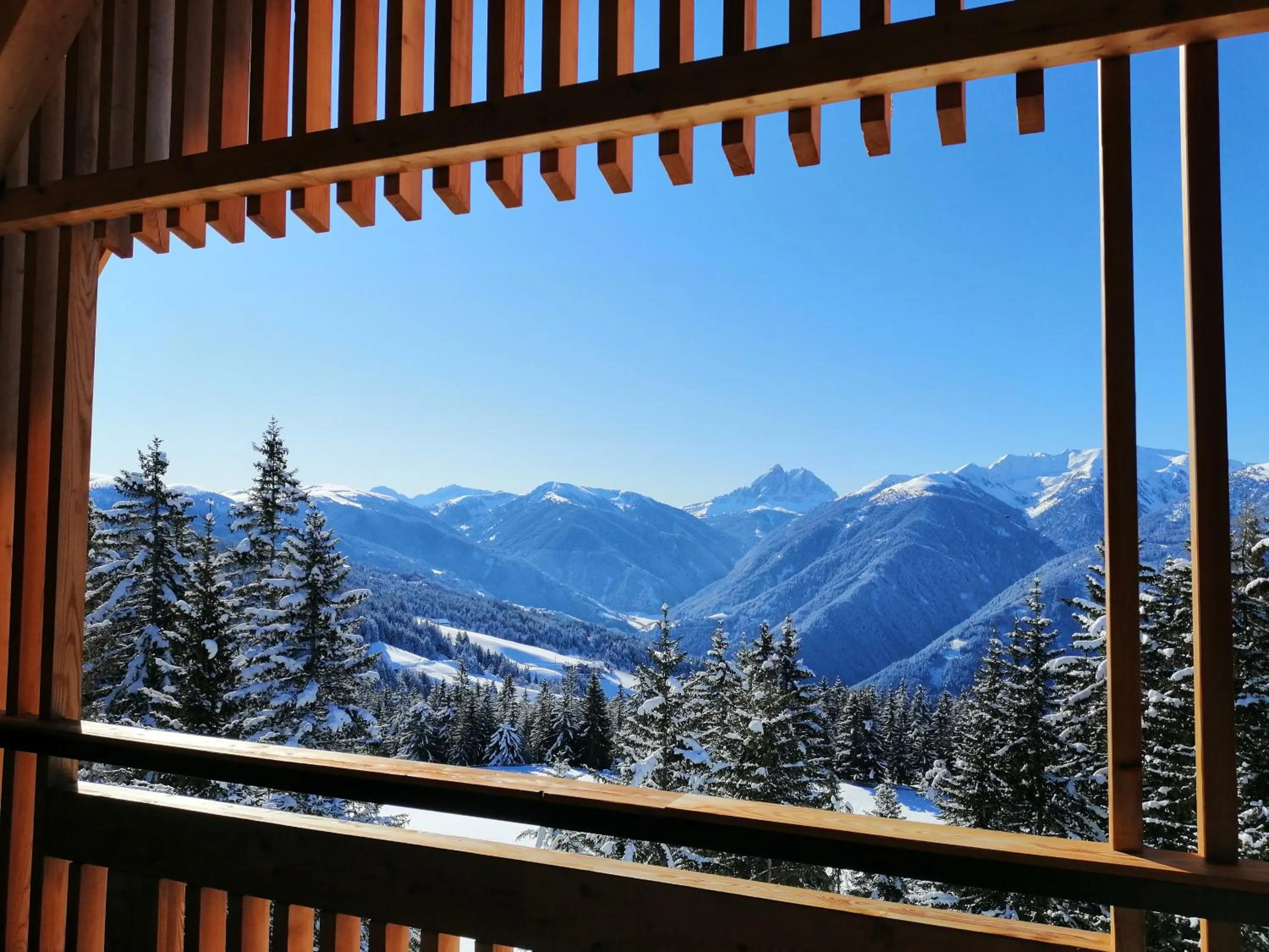 Winter in Oberhauser Hütte Rodenecker - Lüsner Alm