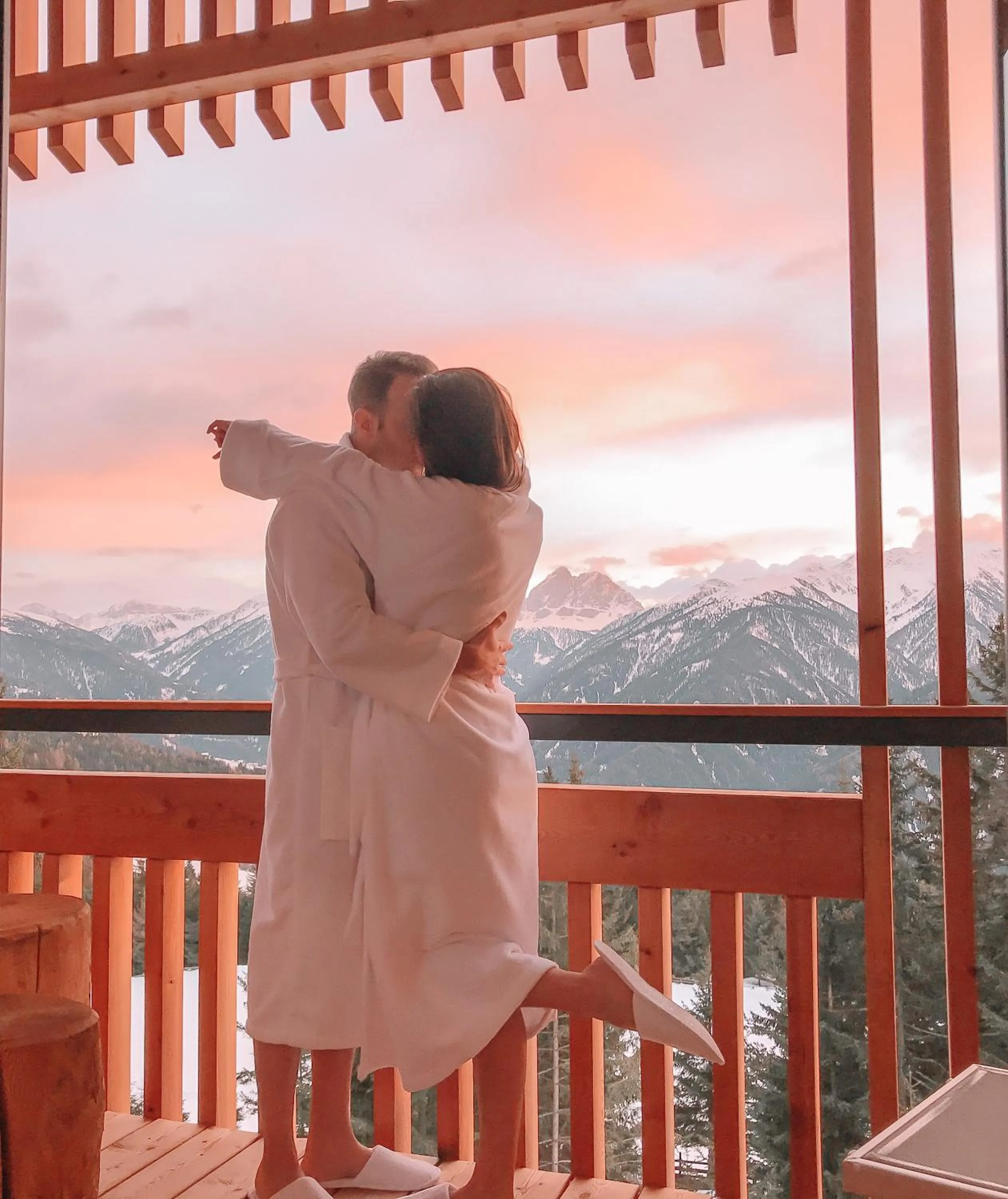 Mountain view in Oberhauser Hütte Rodenecker - Lüsner Alm