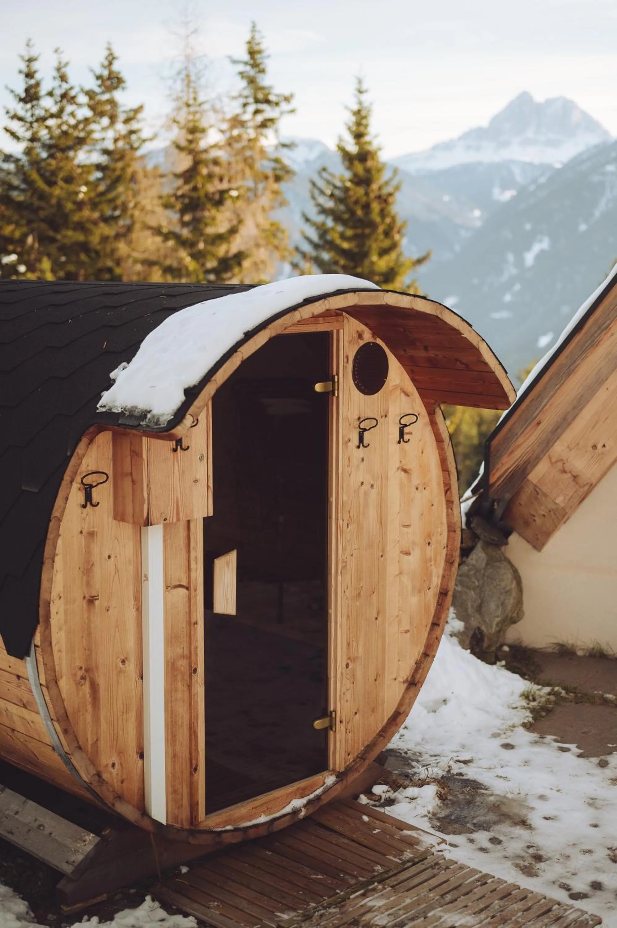 Sauna in Oberhauser Hütte Rodenecker - Lüsner Alm