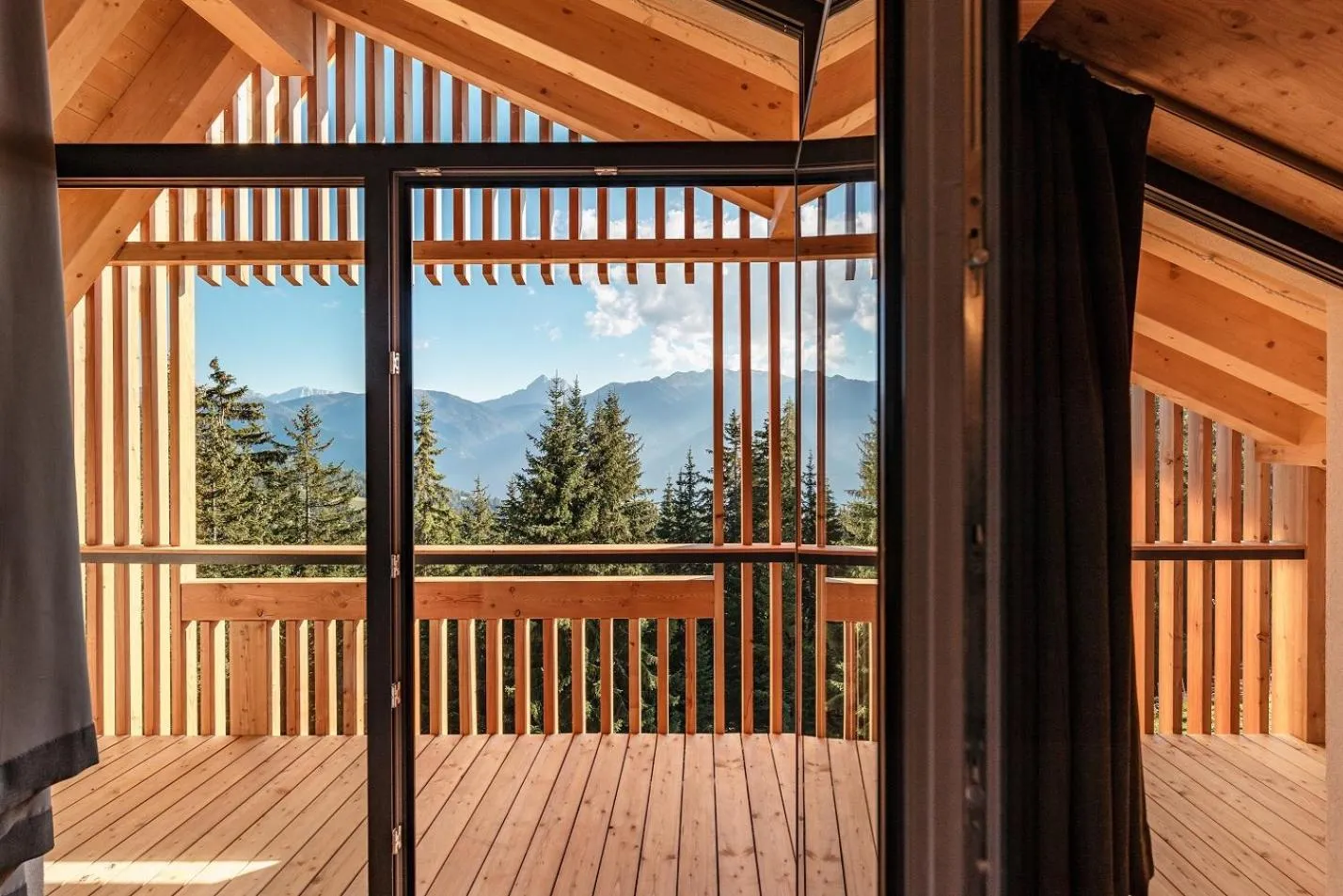 Balcony/Terrace in Oberhauser Hütte Rodenecker - Lüsner Alm